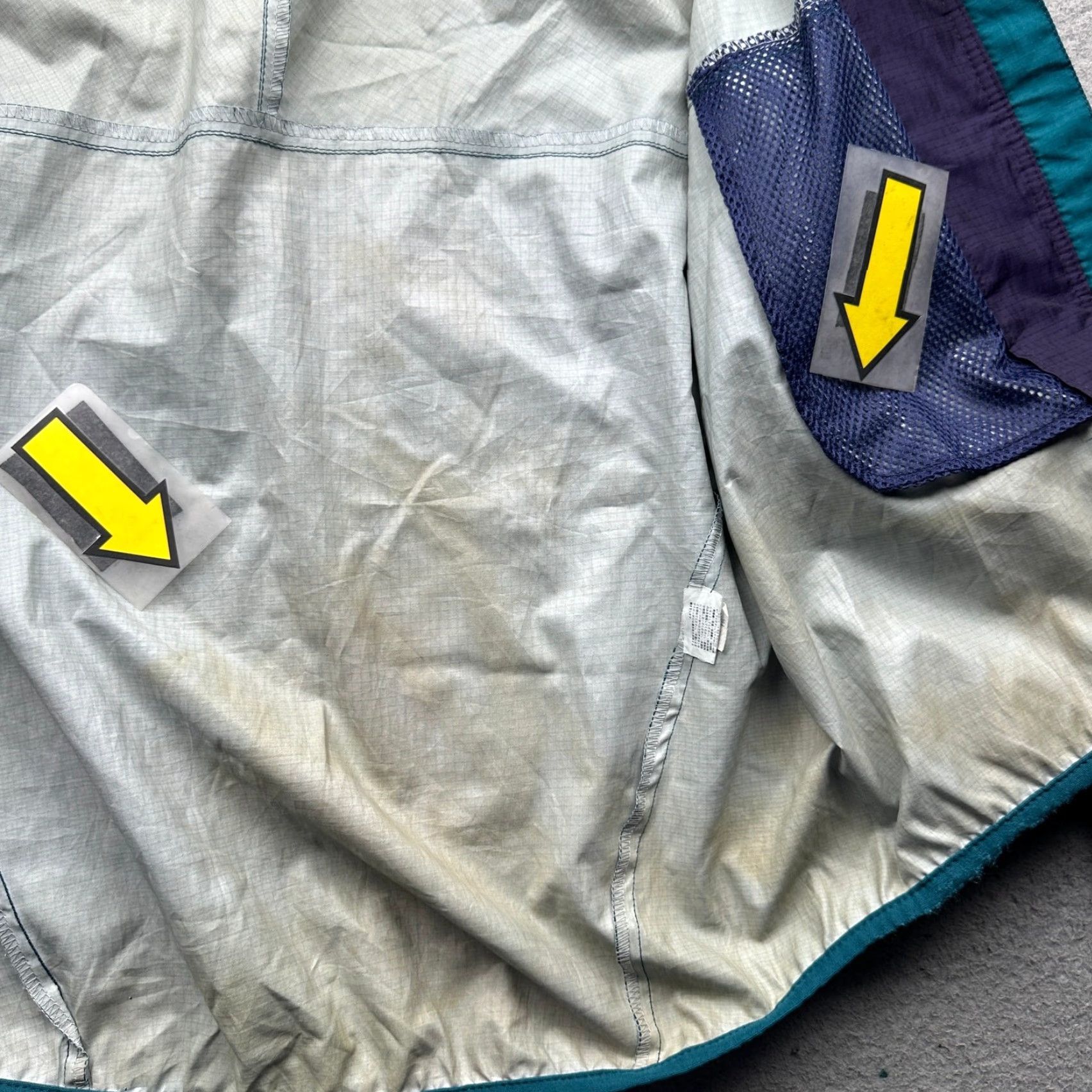Patagonia VINTAGE Patagonia Ripstop Lightweight Jacket Womens L Blue Purple 24122 Size L / US 10 / IT 46 - 7 Thumbnail