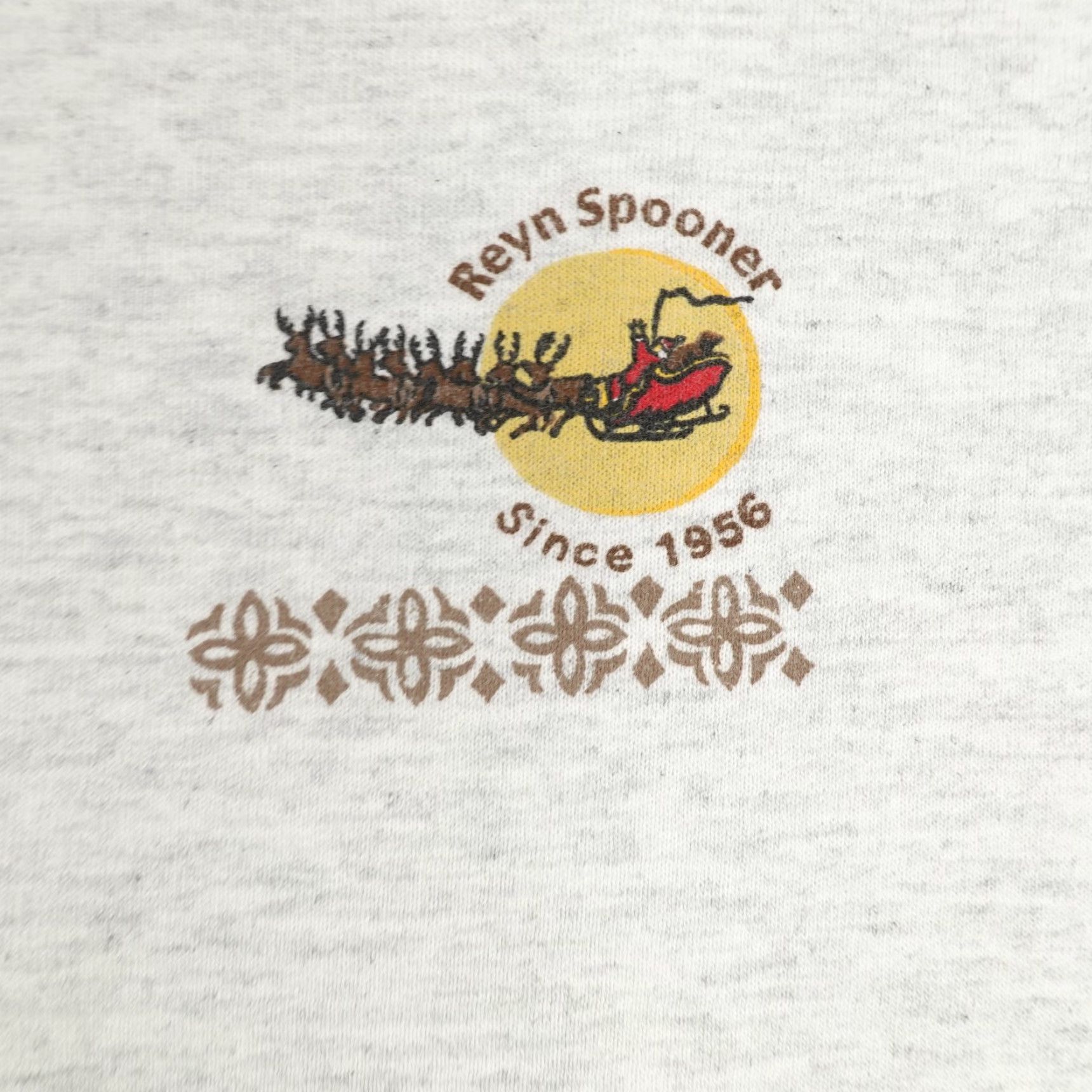 Reyn Spooner Reyn Spooner Sweatshirt Mens Large Gray Surfing Santa Klaus Hawaiian Shirt Pullover Crew Neck Beach Holiday Tropical Logo Mens Size US L / EU 52-54 / 3 - 3 Thumbnail