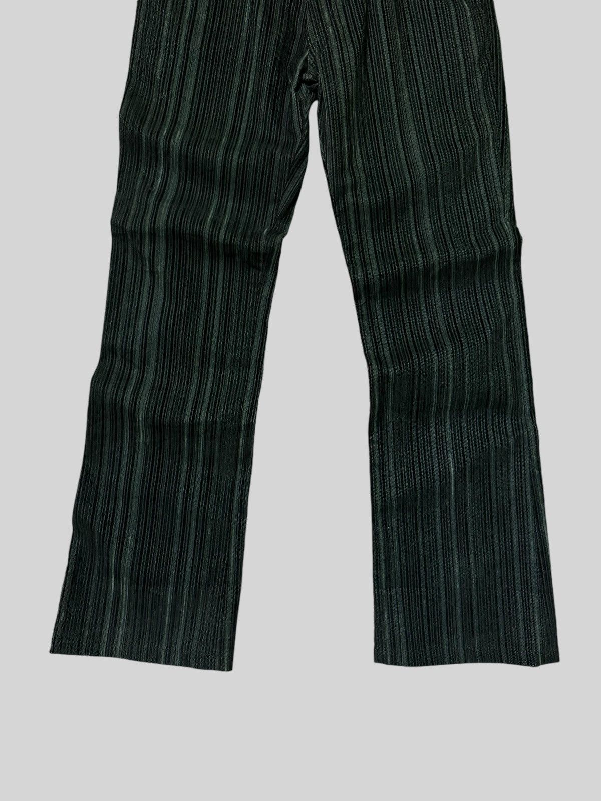 If Six Was Nine × Japanese Brand × Tornado Mart TESS 3 HIRO VELVET STRIPES FLARED PANTS Size US 30 / EU 46 - 6 Thumbnail