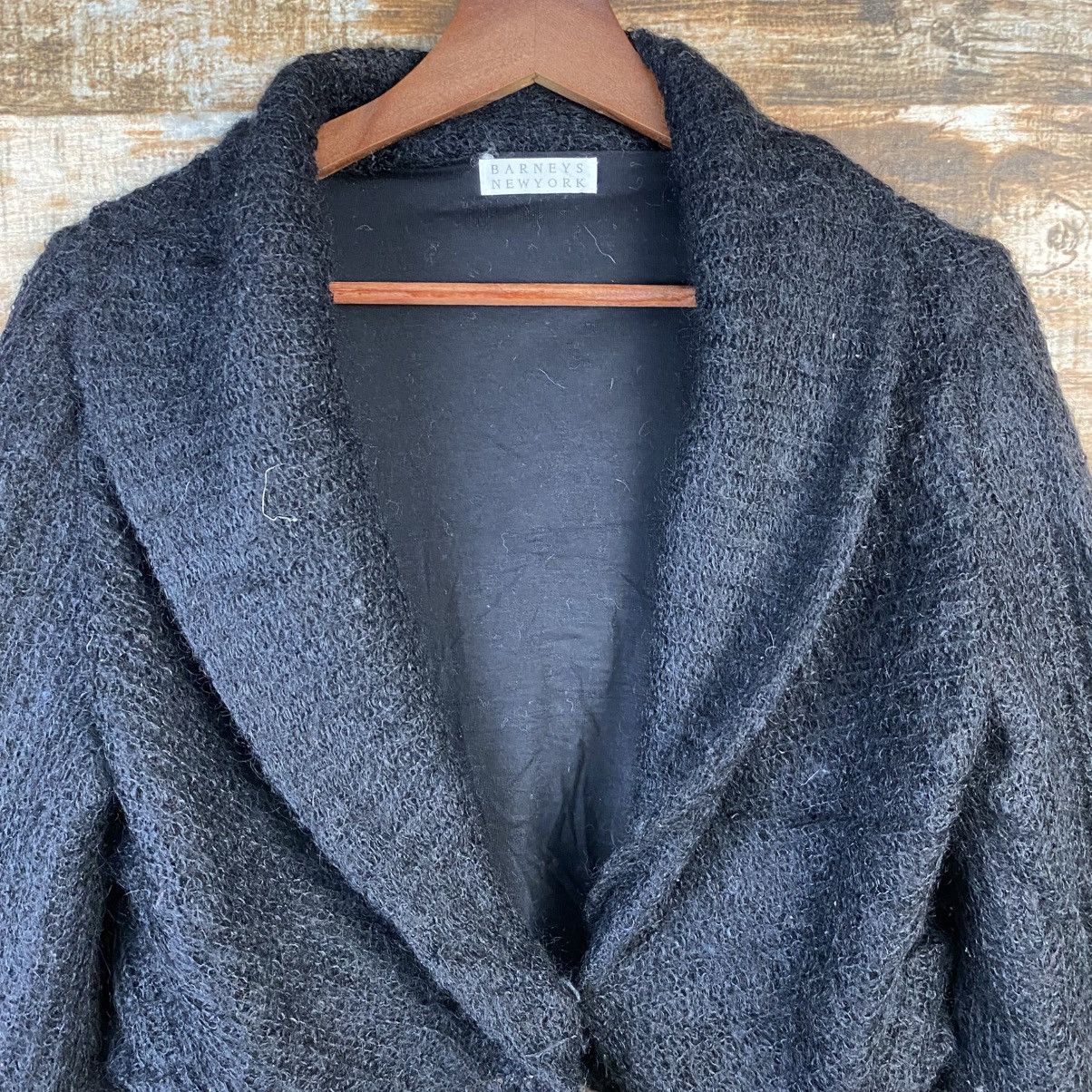 Barneys New York DL Baneys New York Black mohair Cardigan Knitwear #C908 Size S / US 4 / IT 40 - 5 Thumbnail