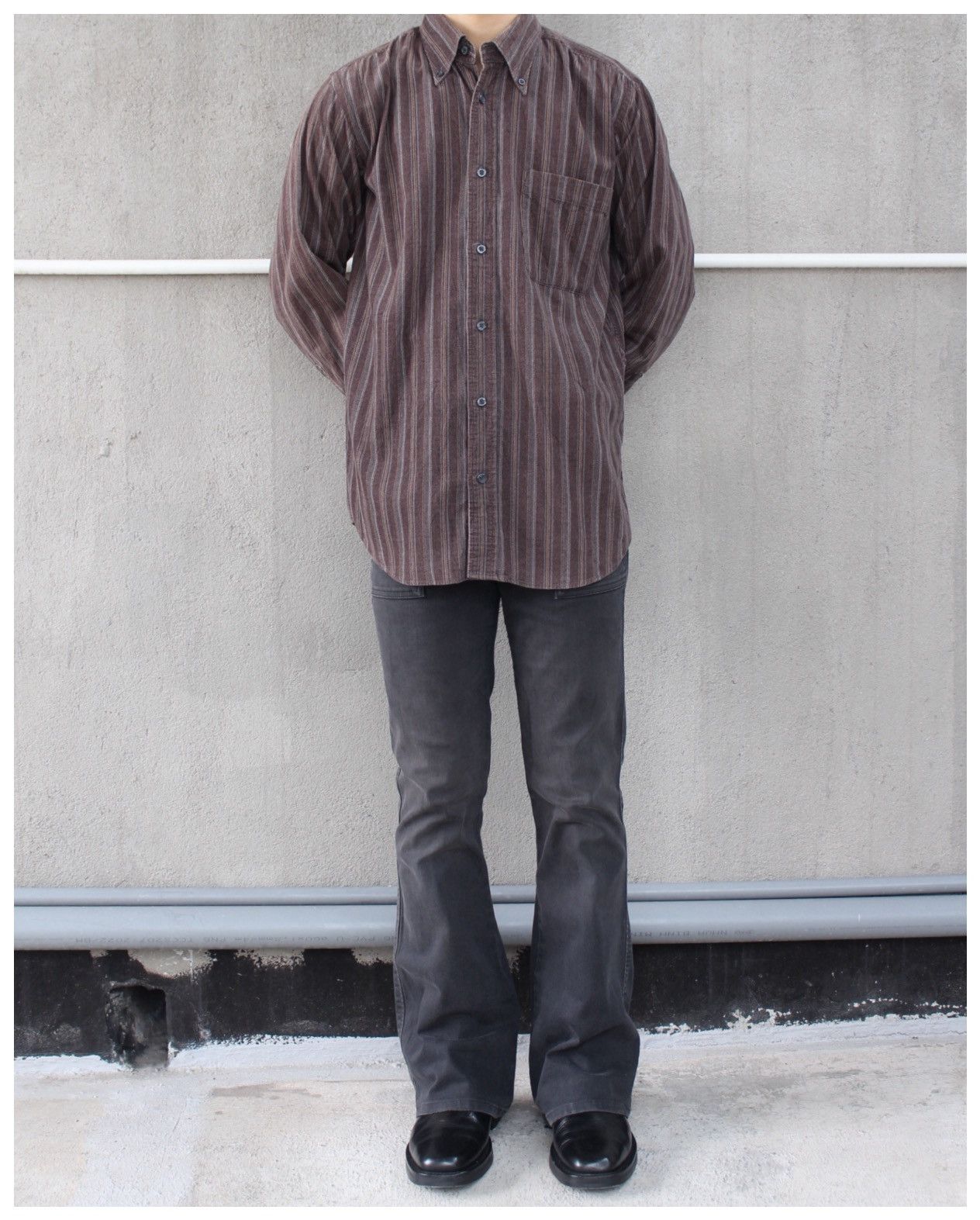 Kansai Yamamoto 2000S SISSY BY KANSAI YAMAMOTO CORDUROY SHIRT Size US M / EU 48-50 / 2 - 2 Thumbnail