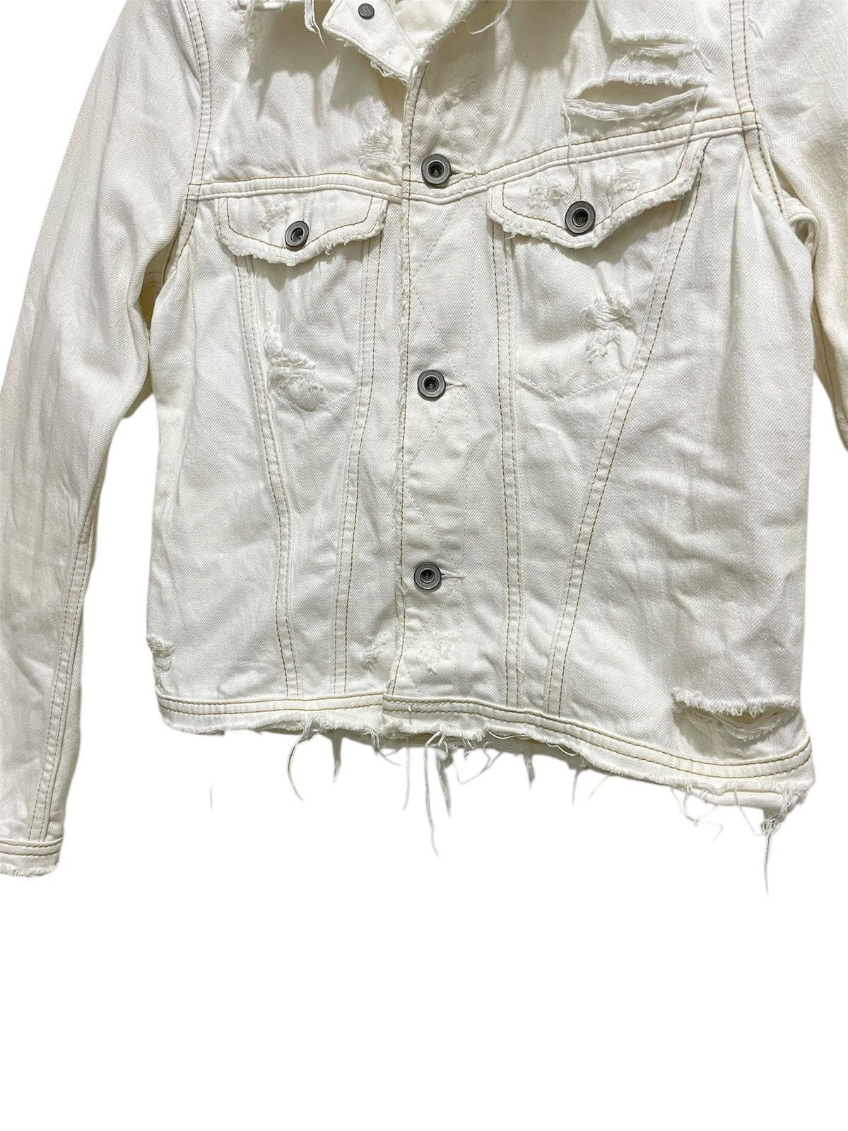If Six Was Nine ⚡️NEEDGONE⚡️Vintage GOA Nimes Japan Distressed Denim Jacket Size US S / EU 44-46 / 1 - 5 Thumbnail