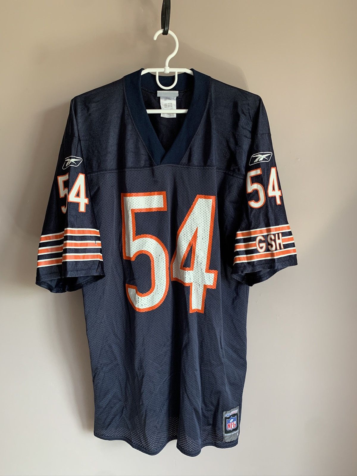 Reebok Chicago Bears NFL Jersey Reebok Vintage Size L URLACHER #54 Size US L / EU 52-54 / 3 - 2 Thumbnail