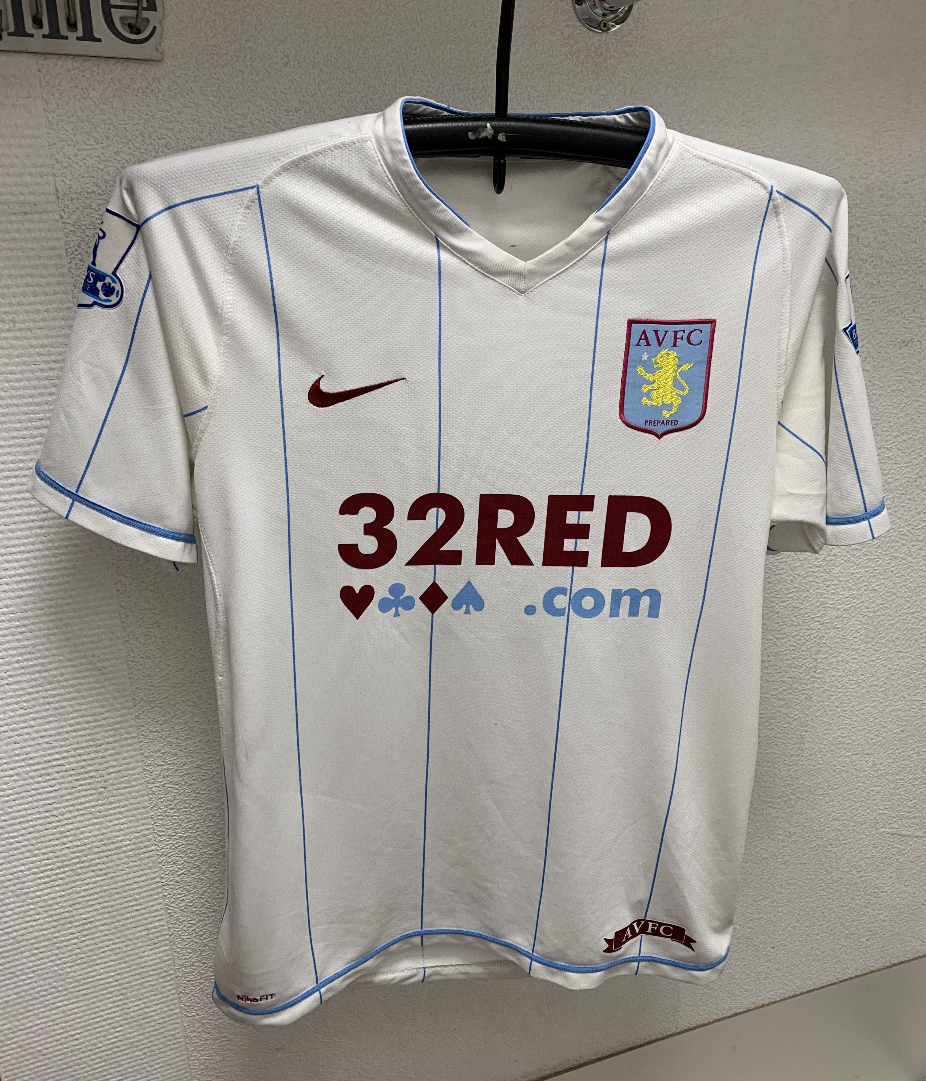 Nike Young 7 Nike Aston Villa AVFC 07/08 vintage soccer jersey m Size US M / EU 48-50 / 2 - 2 Thumbnail
