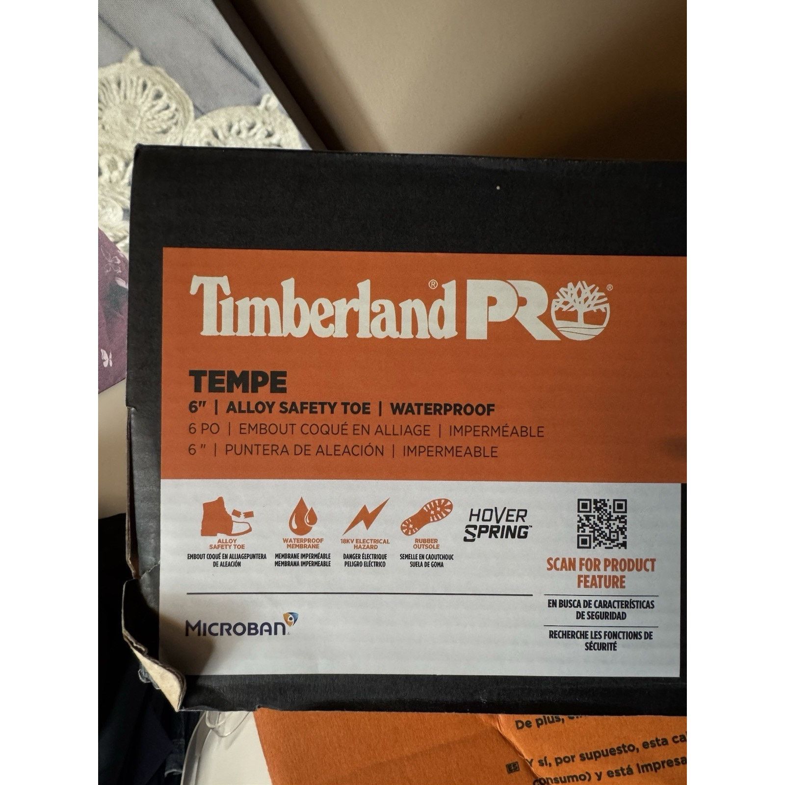 Timberland Timberland PRO NEW Tempe 6” Alloy Toe Work Boots Grey Size US 9 / EU 42 - 4 Thumbnail