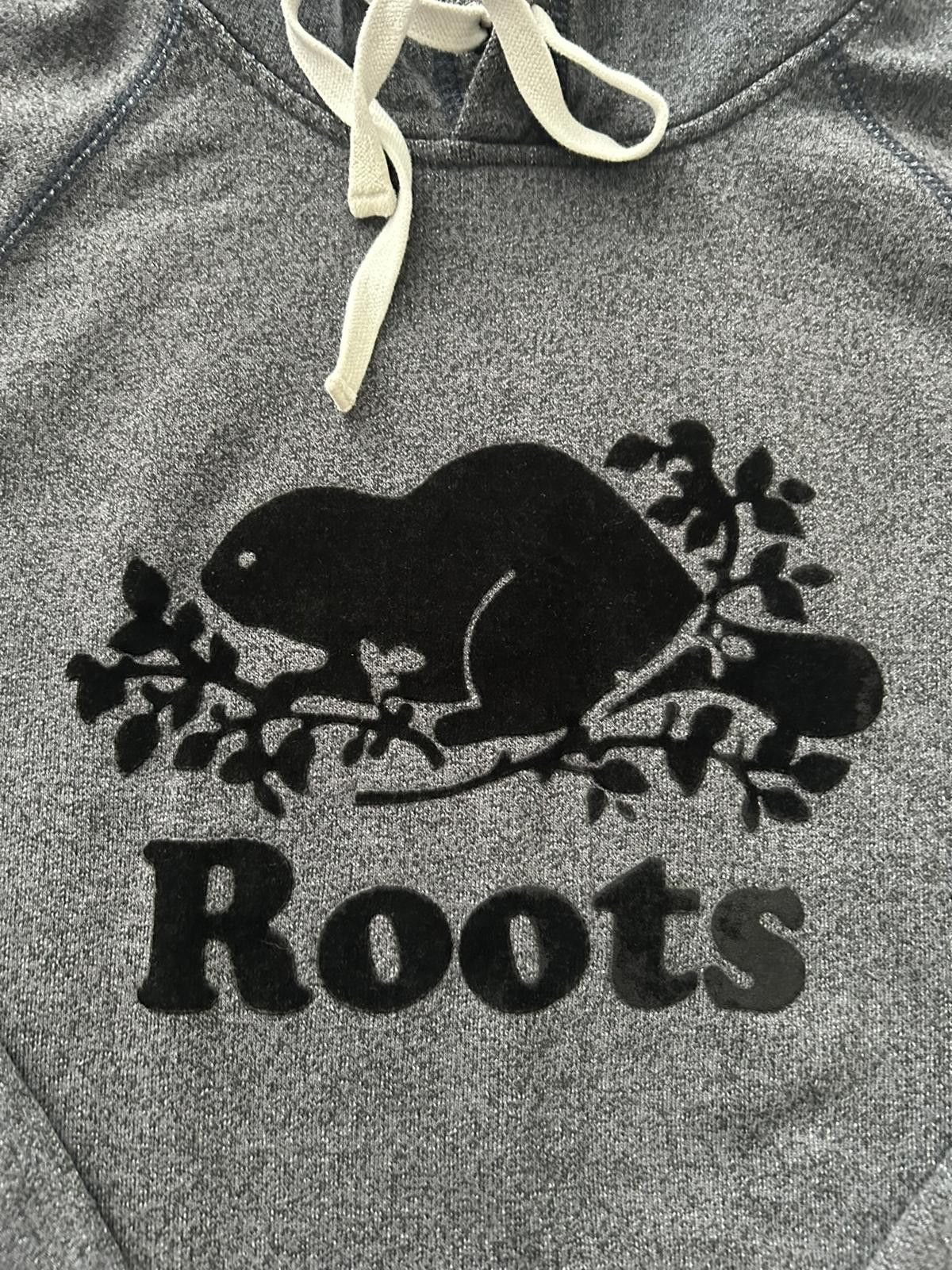 Roots Roots Beaver Logo Hoodie – Charcoal Heather Fleece Size US M / EU 48-50 / 2 - 2 Thumbnail