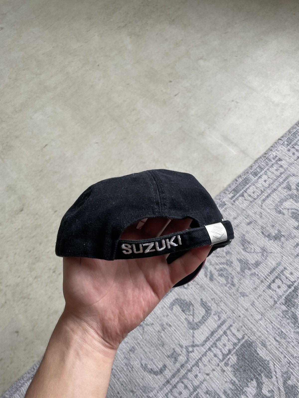 NASCAR Crescent Suzuki Gsx R Vintage Washed Faded Racing Nascar Cap Size ONE SIZE - 4 Thumbnail