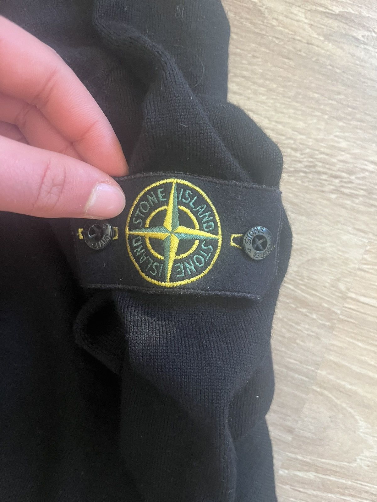 Stone Island Stone island cropped sweater black designer fashion luxury Size US M / EU 48-50 / 2 - 4 Thumbnail