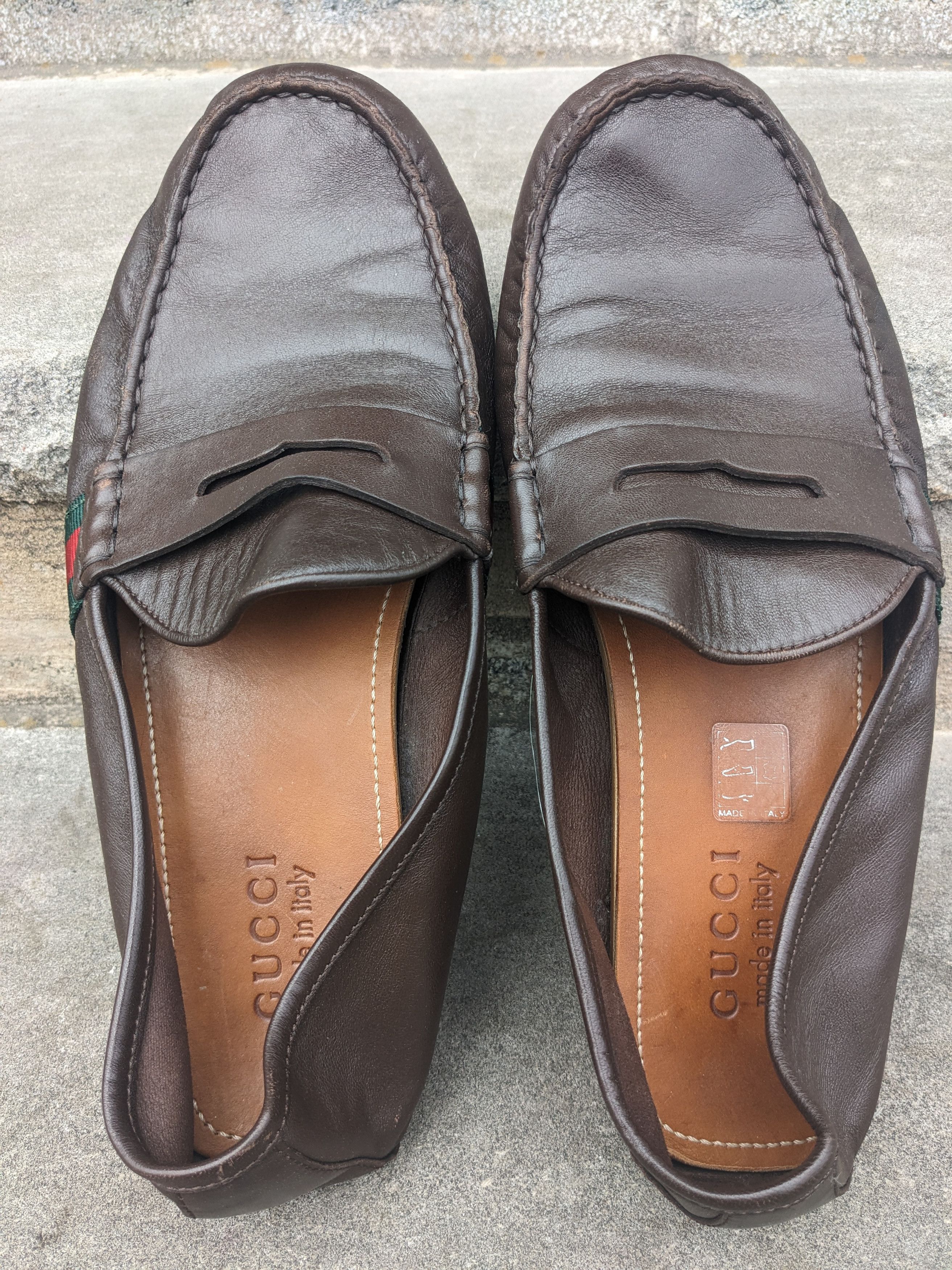Designer × Gucci Gucci Mens Nappa Moorea Pesante Driving Loafers Size 9 Size US 9 / EU 42 - 3 Thumbnail