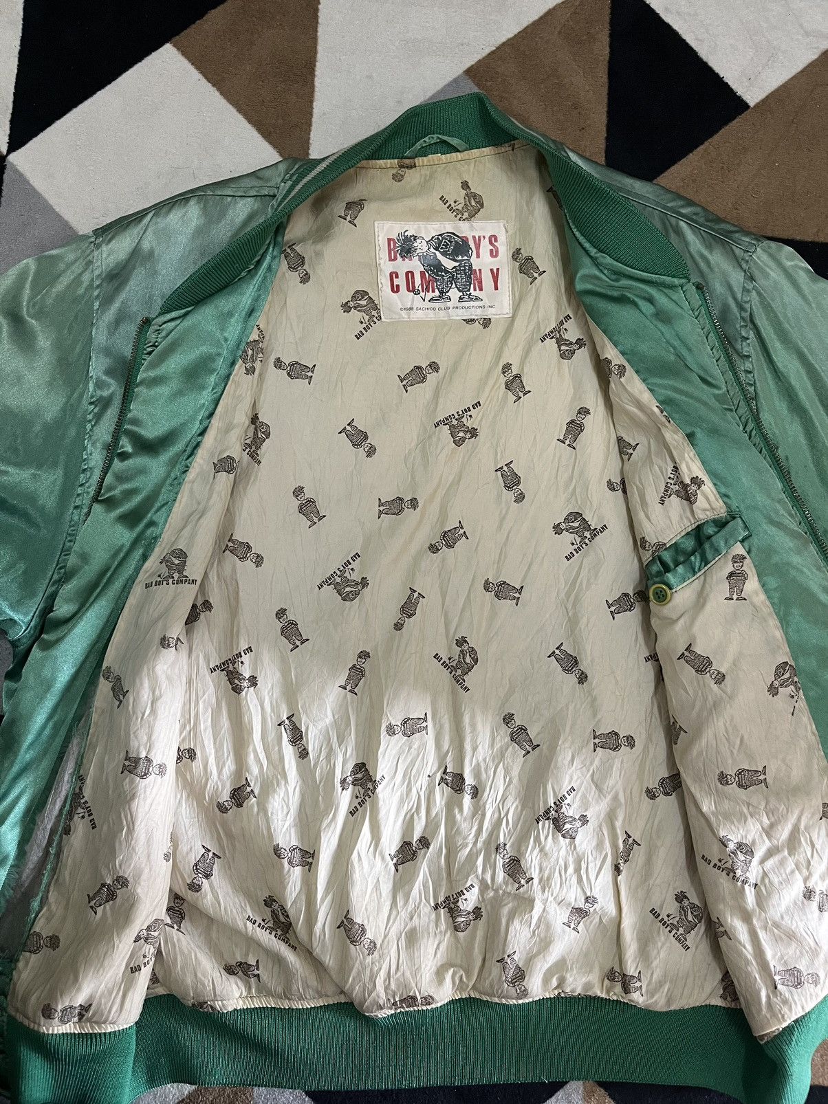 Japanese Brand Vintage Japanese BAD BOY’S COMPANY Bomber Jacket Size US M / EU 48-50 / 2 - 6 Thumbnail