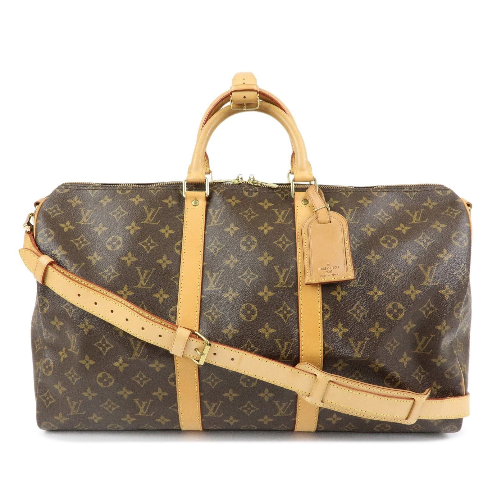 Louis Vuitton Louis Vuitton Monogram Keepall Bandouliere 50 Duffle Bag Size ONE SIZE - 1 Thumbnail