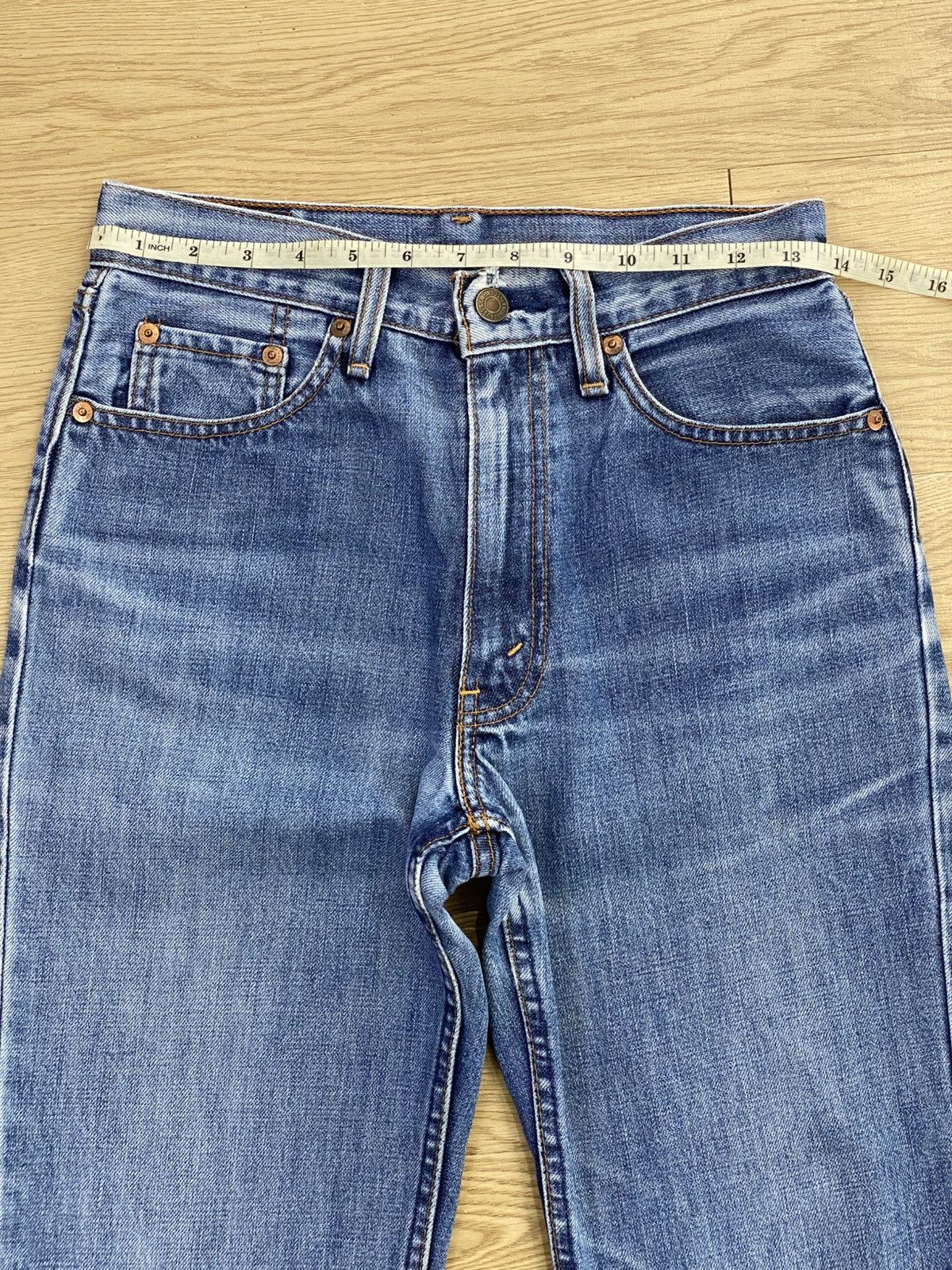 Levi's Levis Brand Acid Blue Wash Style Loose Jeans Size US 27 - 9 Thumbnail