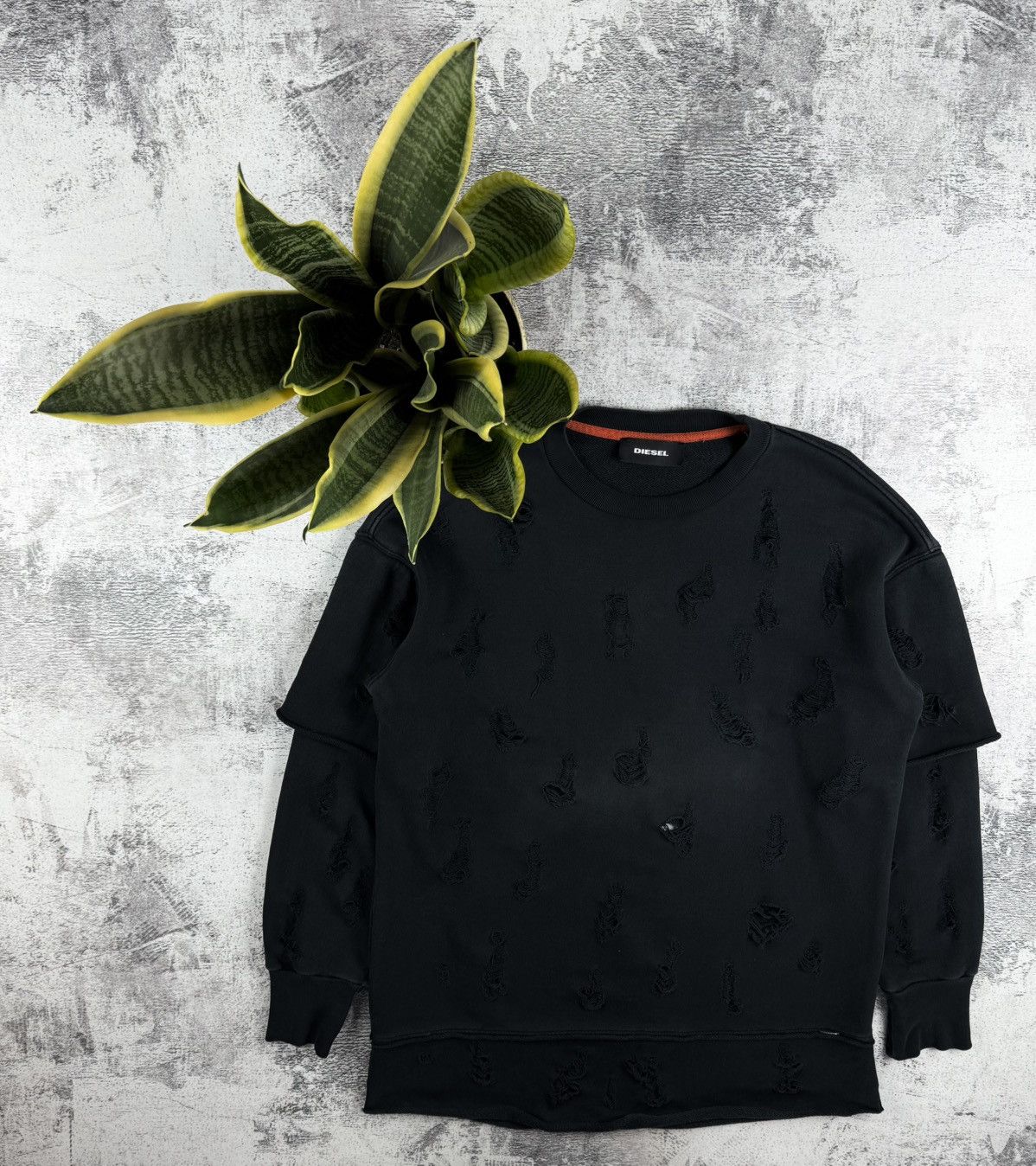 Diesel Vintage Diesel Y2K Patch-worked Sweatshirt Pullover Hoodie Size US L / EU 52-54 / 3 - 1 Thumbnail
