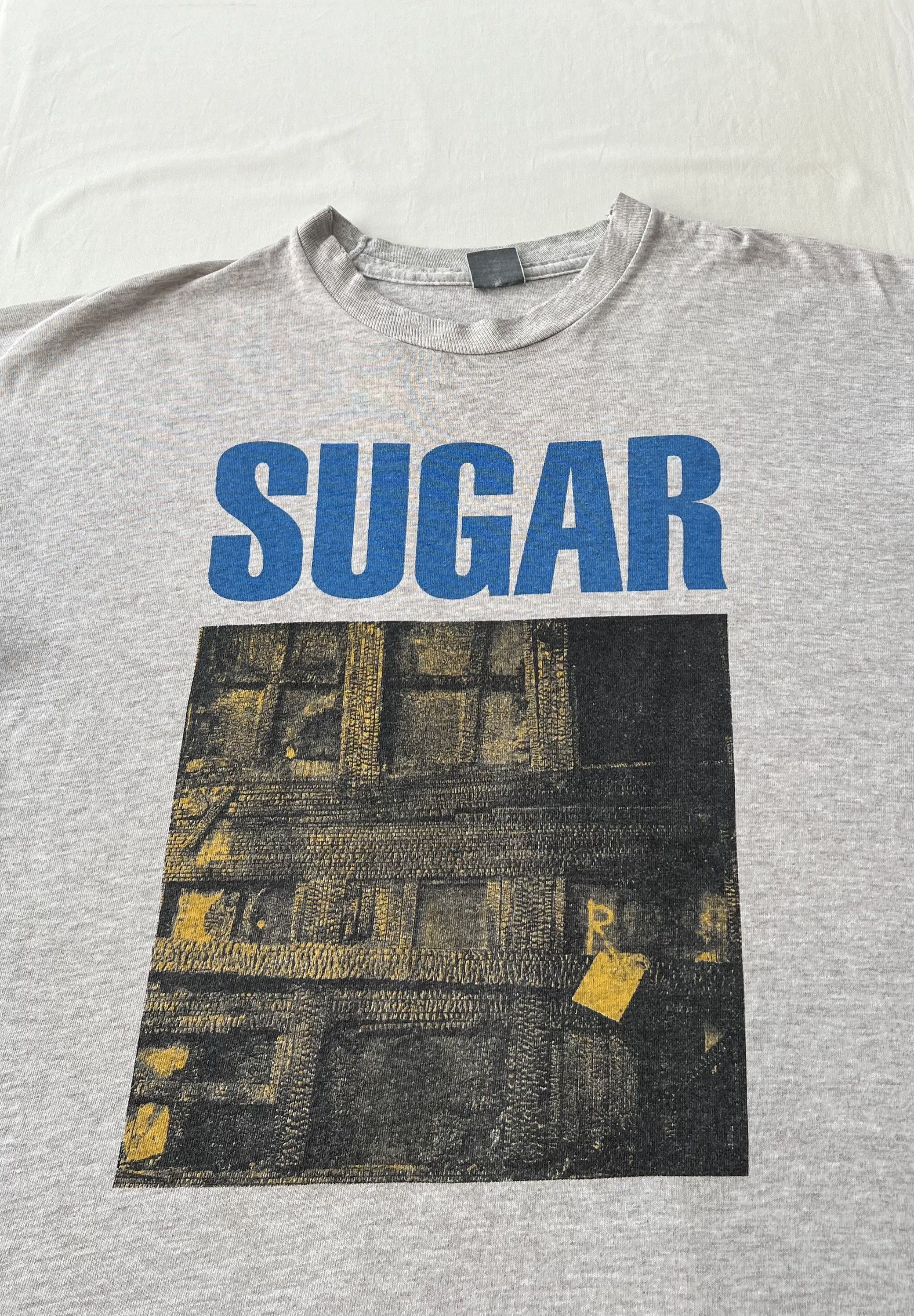 Band Tees Vintage 90s Sugar Rock Band Bob Mould Gray T-shirt Size US XL / EU 56 / 4 - 3 Thumbnail