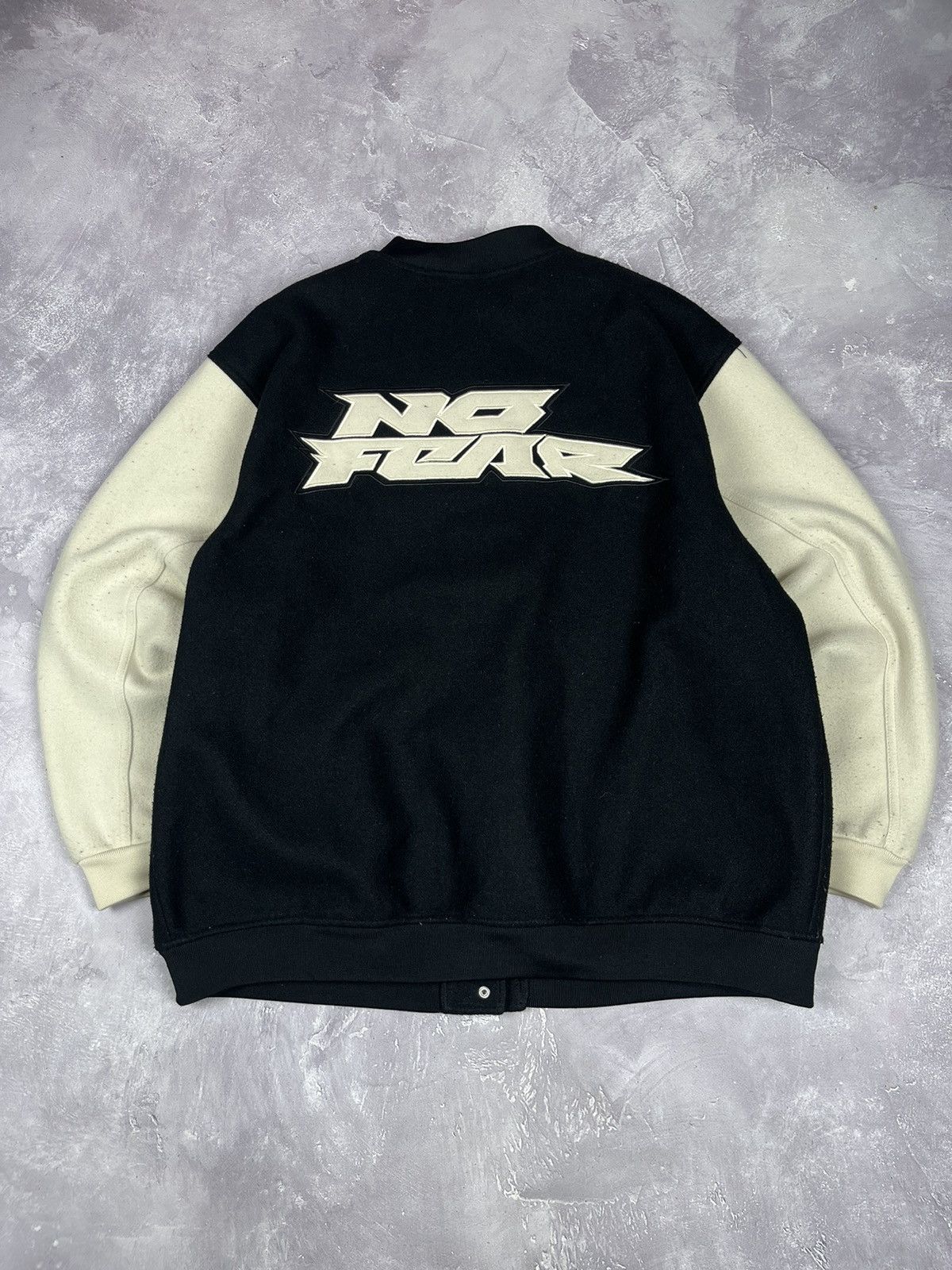 No Fear Vintage Bomber No Fear Jacket Streetwear Y2K Size US L / EU 52-54 / 3 - 2 Thumbnail