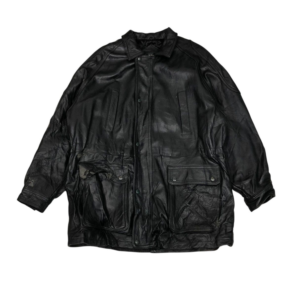 Men's Issey Miyake Leather Jackets | Grailed