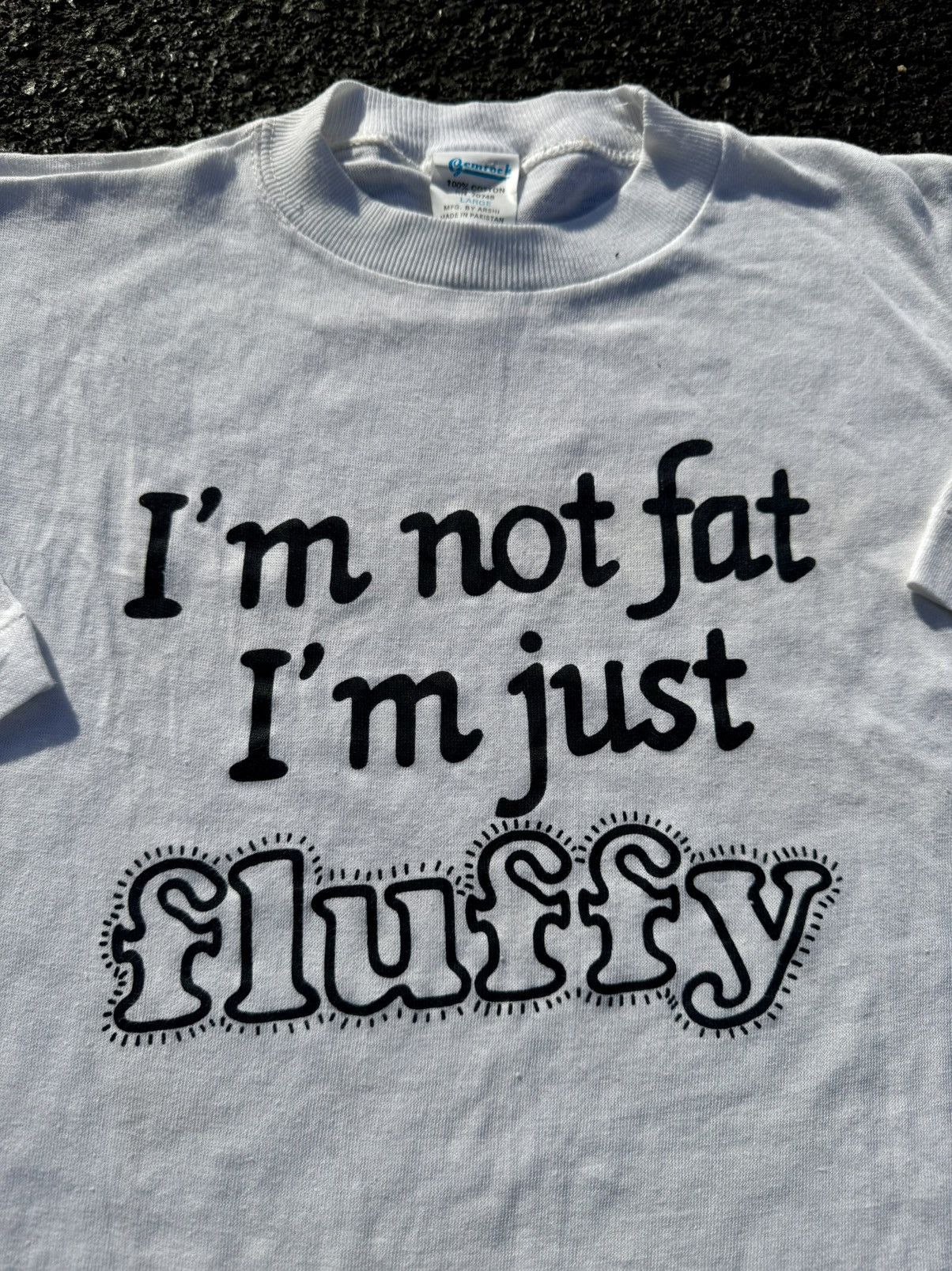 Vintage Vintage 1980’s Gemrock Fat Obese Funny Humor T-Shirt Size US L / EU 52-54 / 3 - 5 Thumbnail