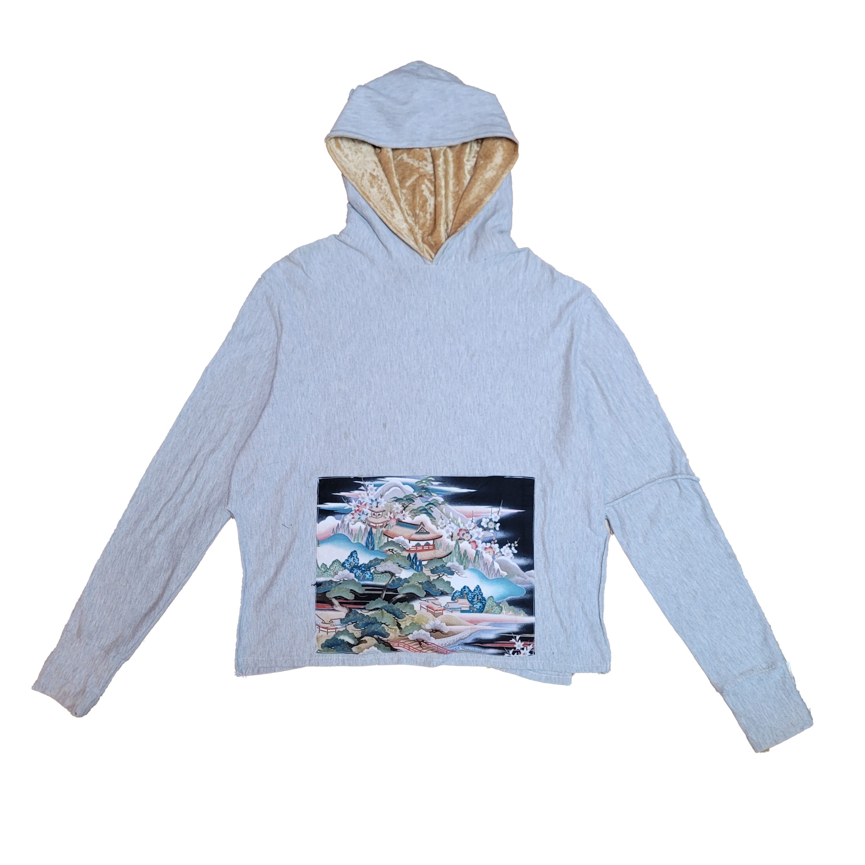 Designer Velvet Oriental Hoodie Size US M / EU 48-50 / 2 - 1 Thumbnail