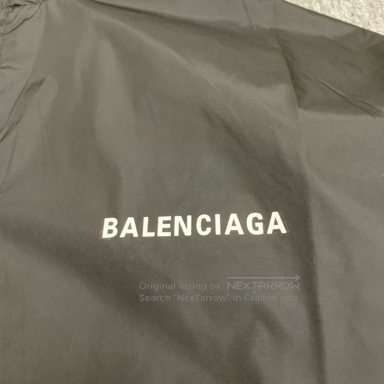 Balenciaga Balenciaga Black Nylon Outdoor Jacket/S Size Size US S / EU 44-46 / 1 - 6 Thumbnail