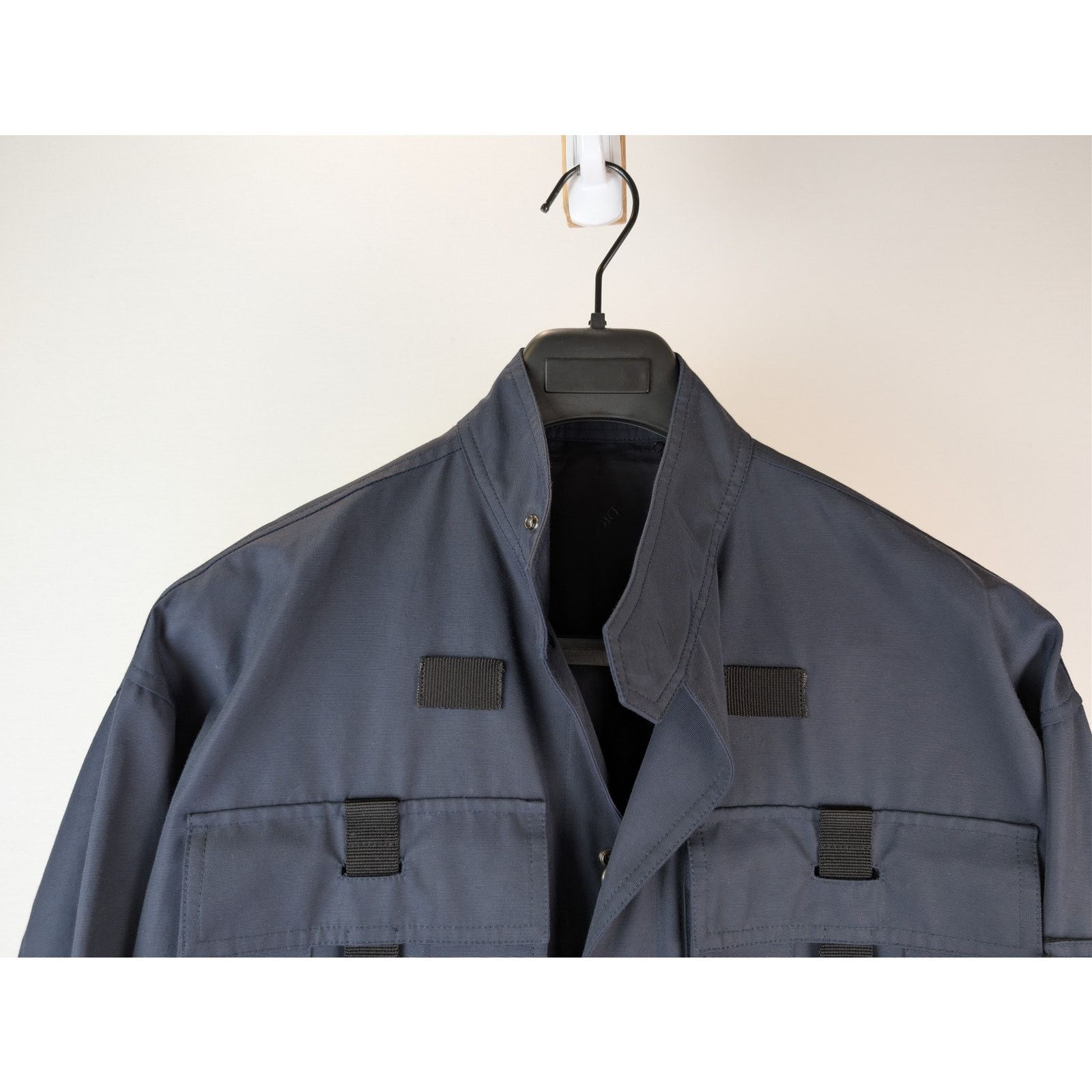 Dior o1rshd1 2019 Buckle Accented Bomber Jacket in Navy Blue Size US M / EU 48-50 / 2 - 3 Thumbnail
