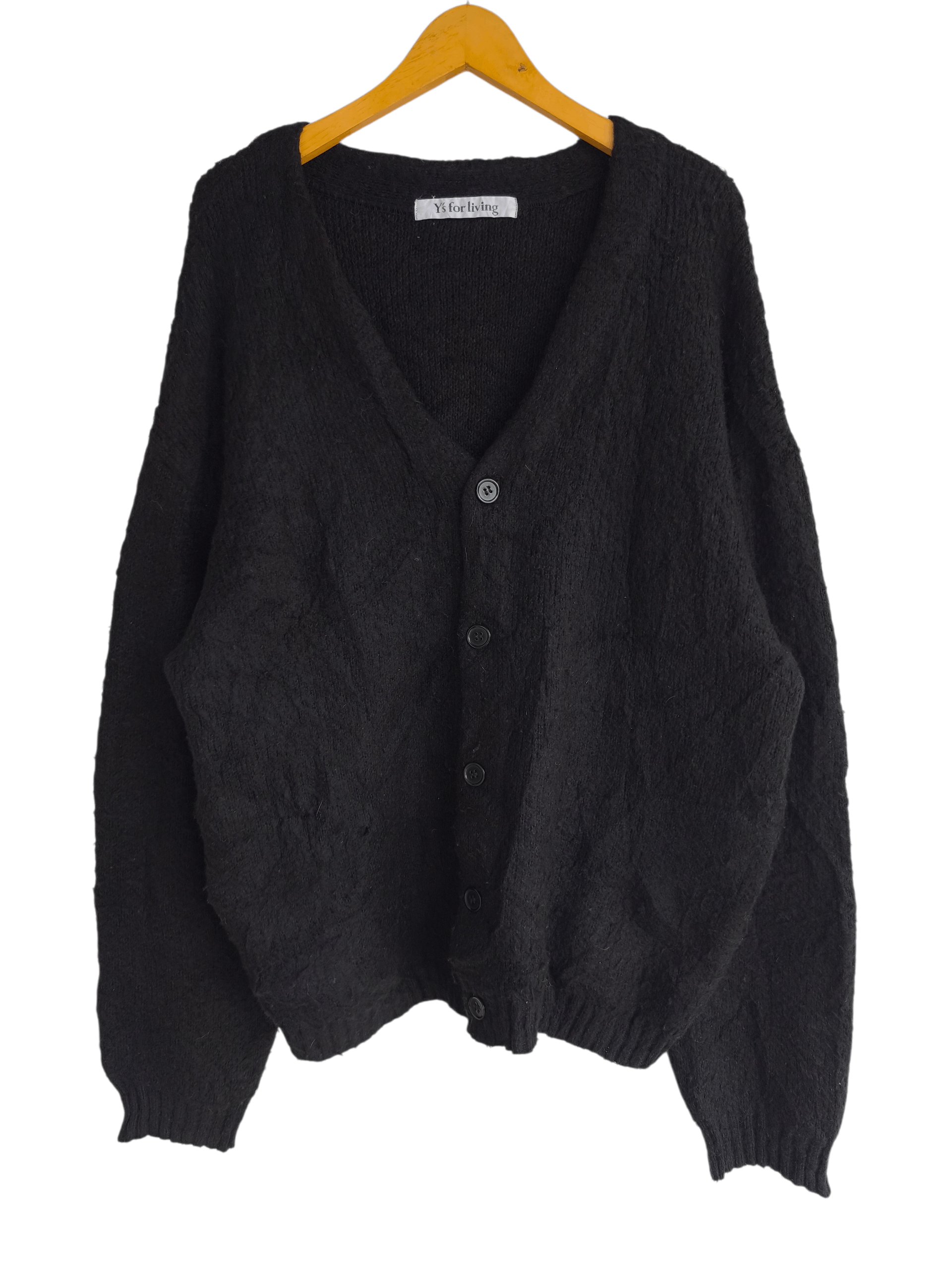 Yohji Yamamoto ys for living wool cardigan