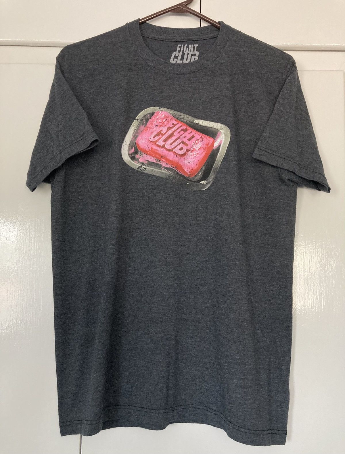 Flight Club FIGHT CLUB SOAP BAR T SHIRT MOVIE PROMO 90S STYLE BRAD PITT Size US M / EU 48-50 / 2 - 1 Thumbnail