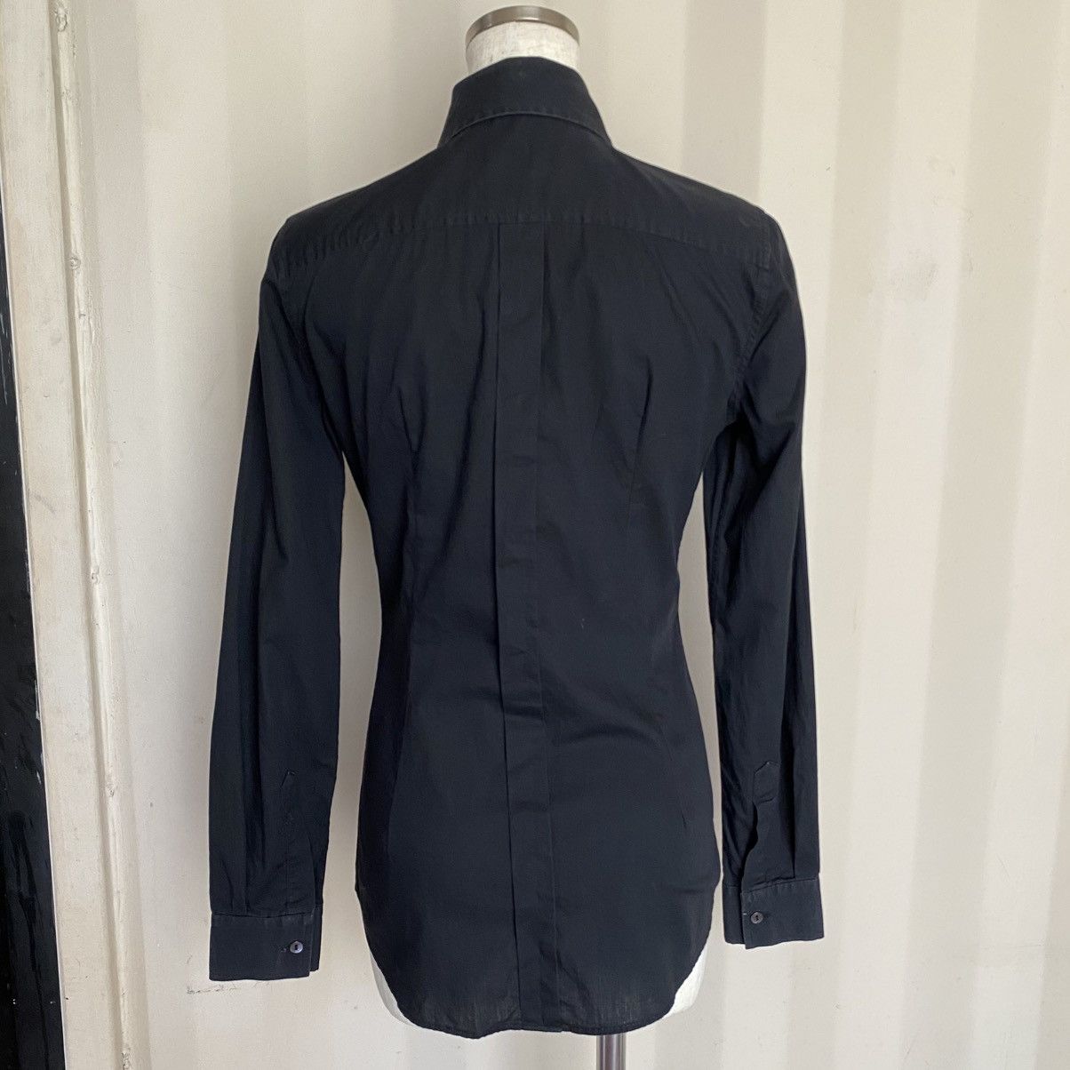 Dolce & Gabbana DOLCE & GABBANA Black Fitted Shirt Size S / US 4 / IT 40 - 17 Thumbnail