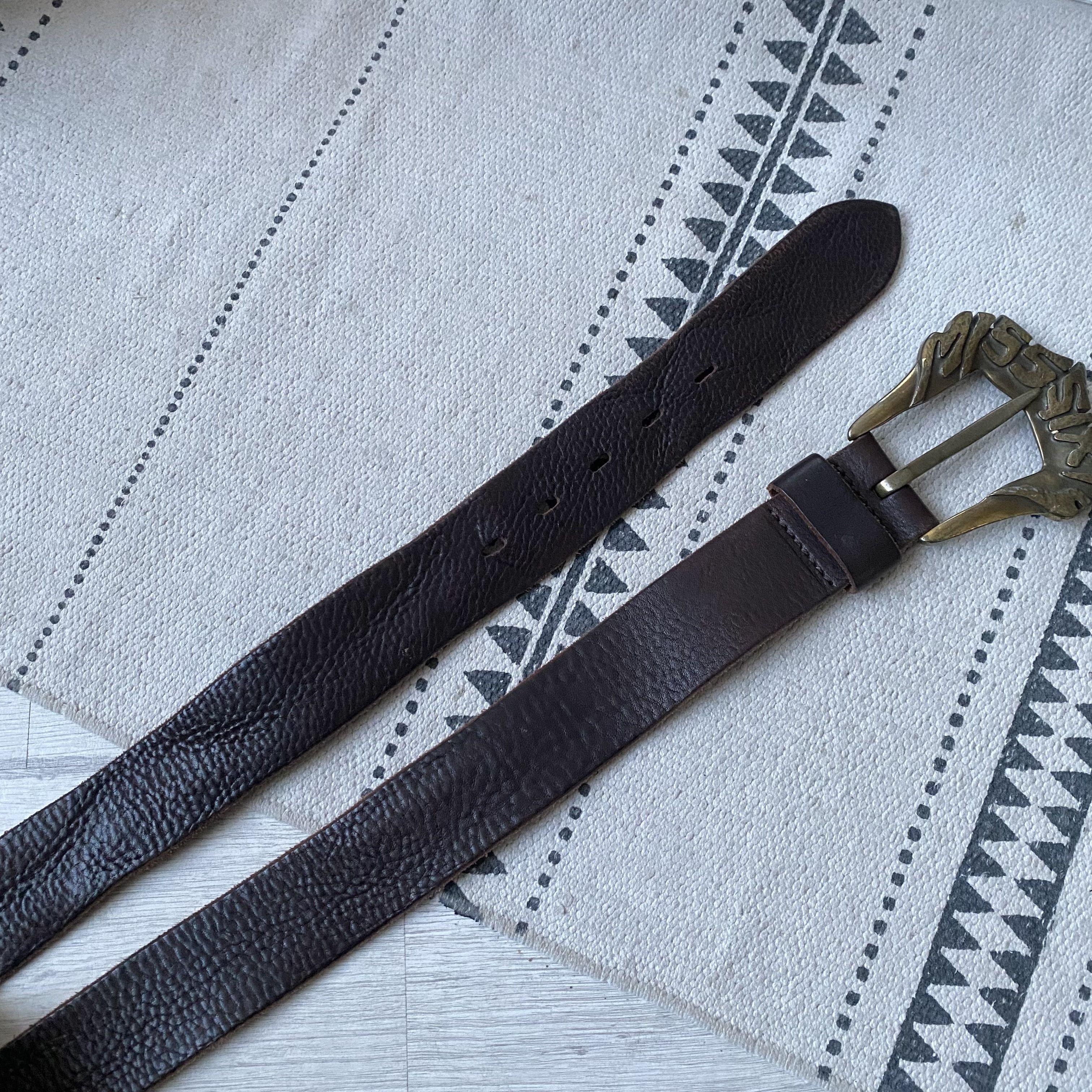 Hysteric Glamour Vintage Y2K Miss Sixty Lether Belts American Westen vibe Size 32 - 5 Thumbnail