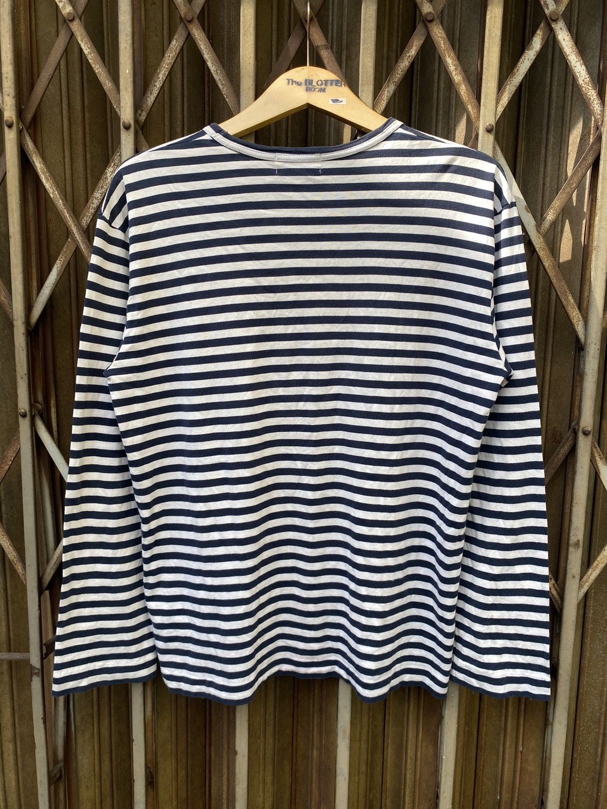Comme des Garcons Vintage Comme des Garcons LS Strip Tee Size US XL / EU 56 / 4 - 8 Thumbnail