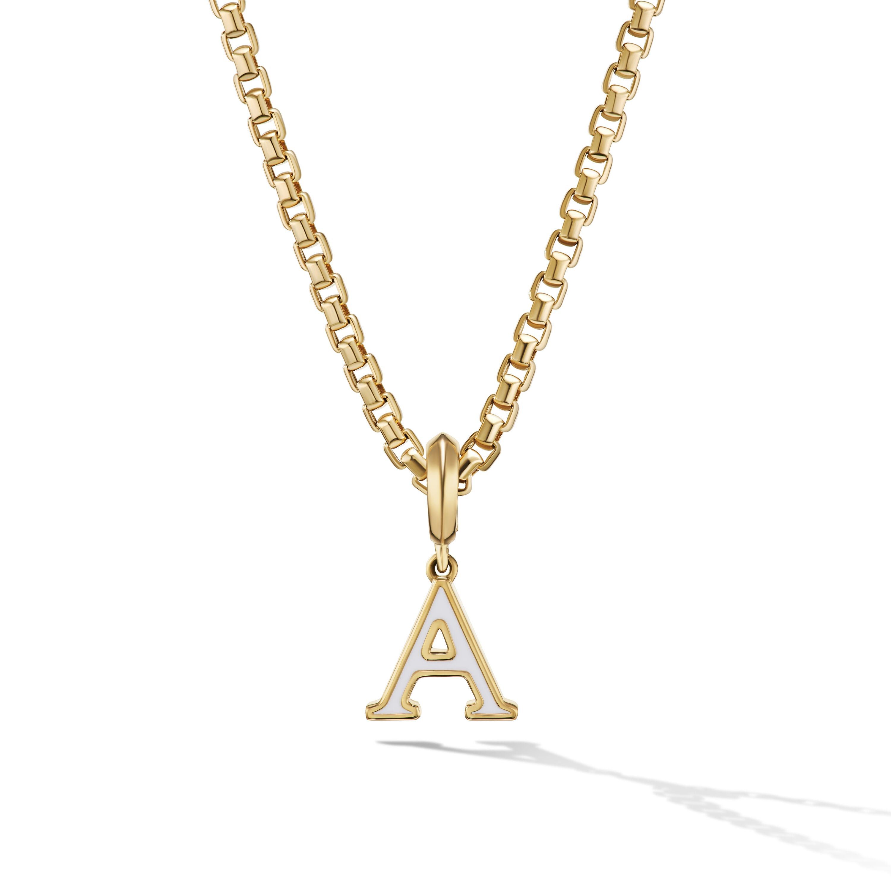 David Yurman o1w1db11025 D17837D Petite Initial Charm In Petite in Golden Size ONE SIZE - 1 Thumbnail