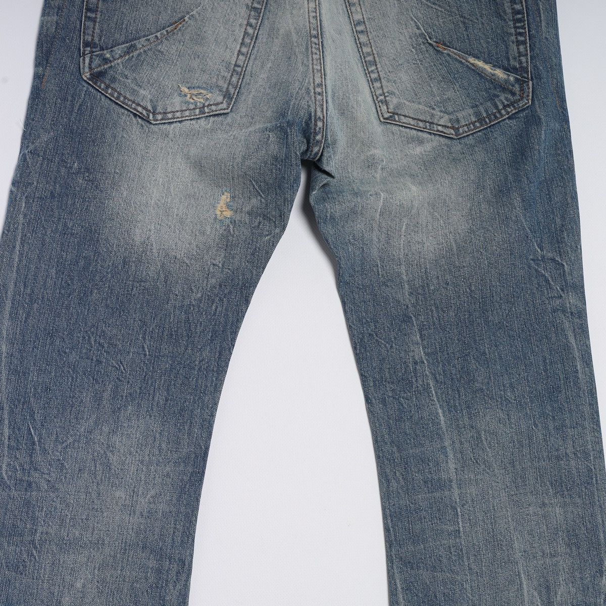 John Galliano Galliano Denim Jeans Pants Distressed Washed Mens Trousers Size US 32 / EU 48 - 13 Thumbnail