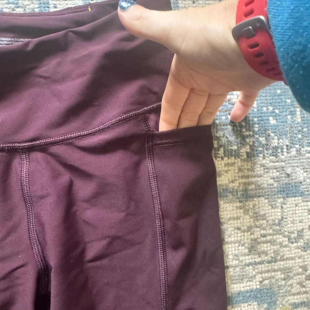 Victoria's Secret Victoria Sport Purple High-Waist Leggings | Athletic Perform Size 26" / US 2 / IT 38 - 3 Thumbnail