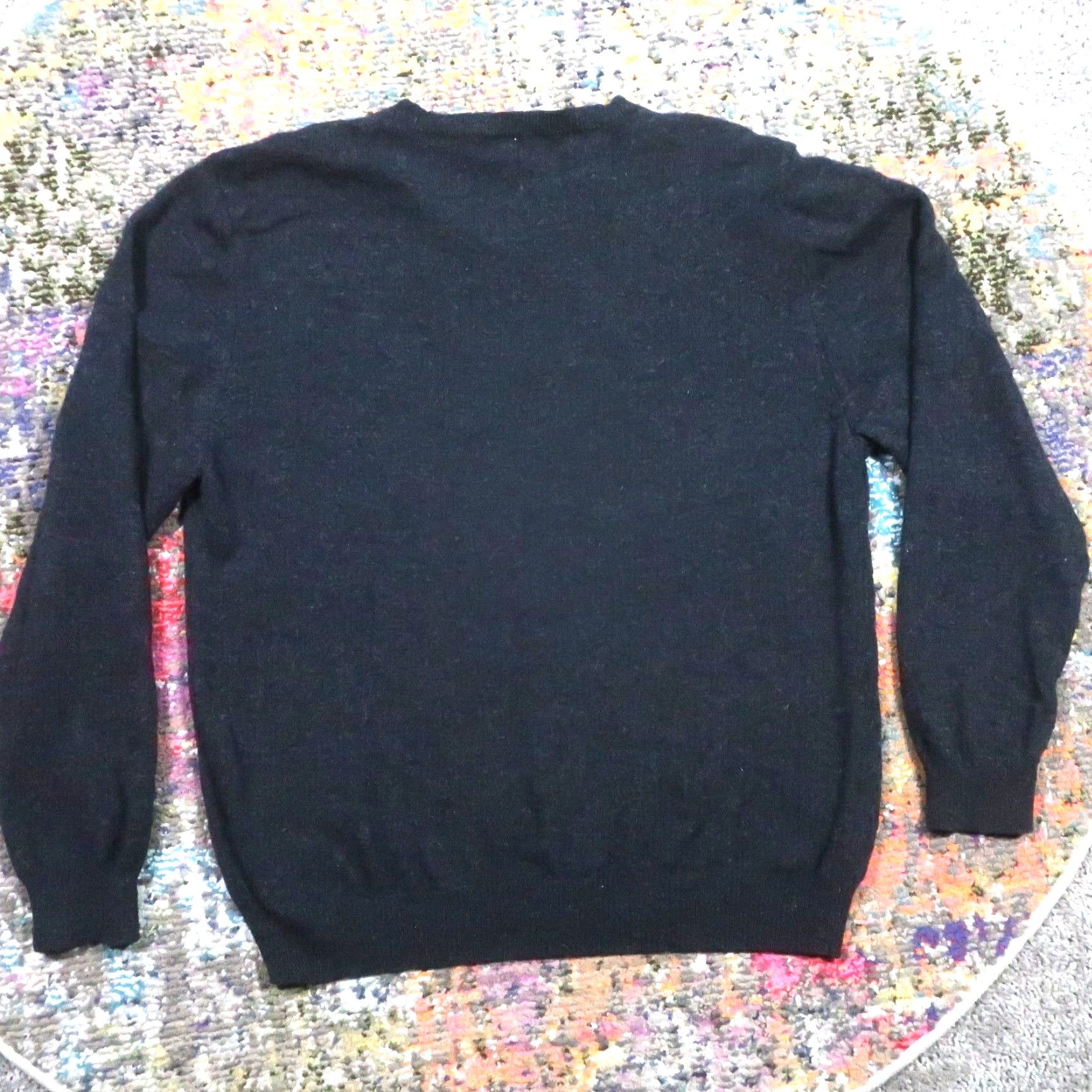Club Room VINTAGE? No. Club Room Mens XL V-Neck Sweater Charcoal Gray Knit Wool Pullover Long Sleeve Solid Classic Preppy Regular Fit Dry Clean Only Men’s XL Size US XL / EU 56 / 4 - 2 Thumbnail