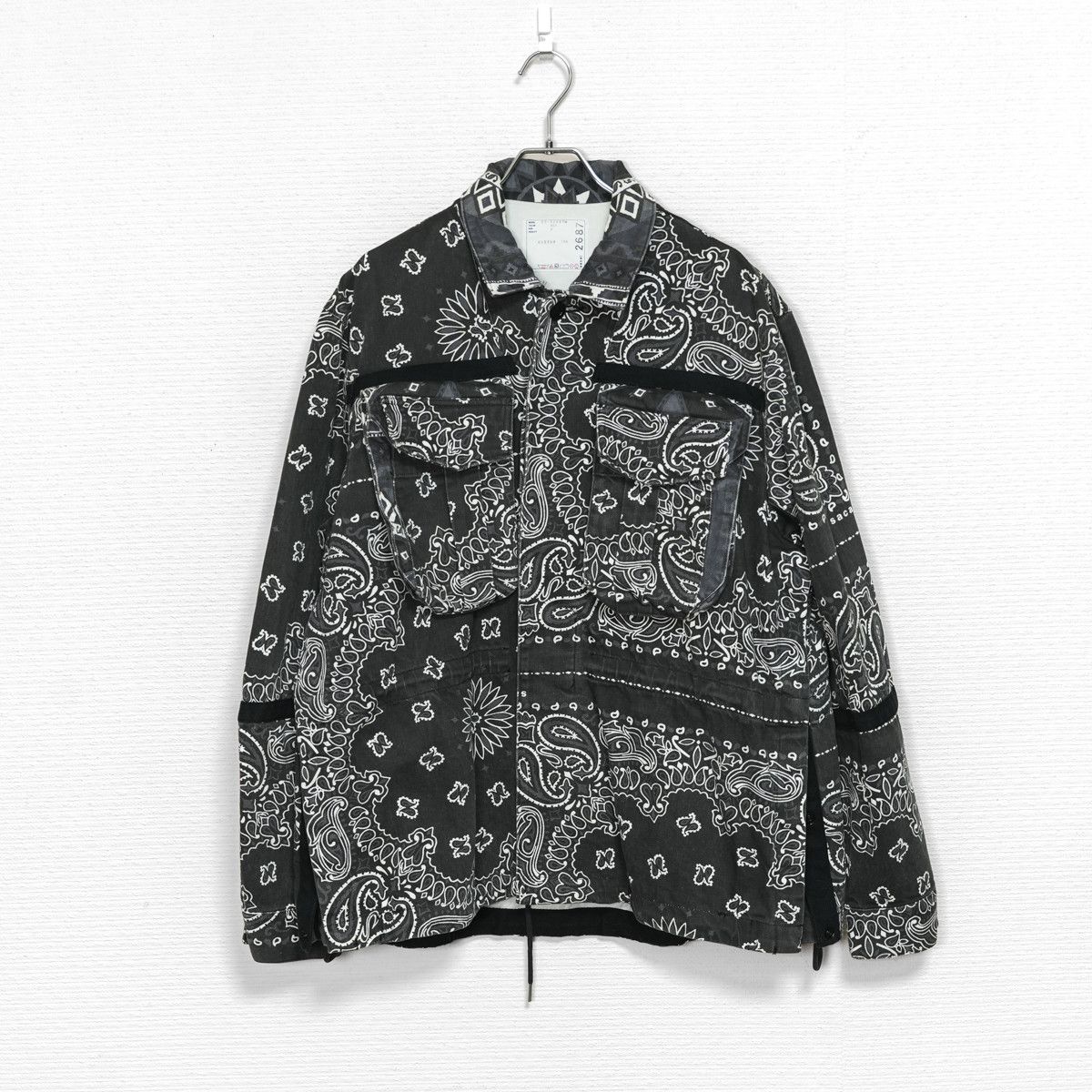Sacai Sacai Bandana Print Blouson Jacket | Grailed