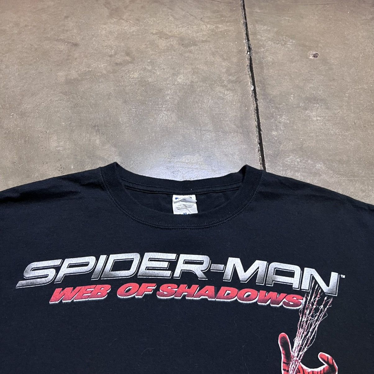 Marvel Comics Vintage Spider Man Web of Shadows T shirt Activision Y2K Size US XL / EU 56 / 4 - 5 Thumbnail