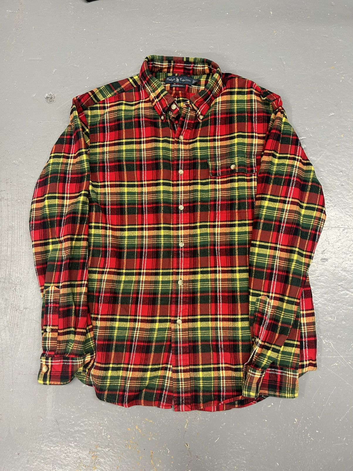 Flannel × Polo Ralph Lauren × Vintage Crazy Vintage Essential Polo Ralph Lauren Button Up Shirt Size US L / EU 52-54 / 3 - 1 Preview