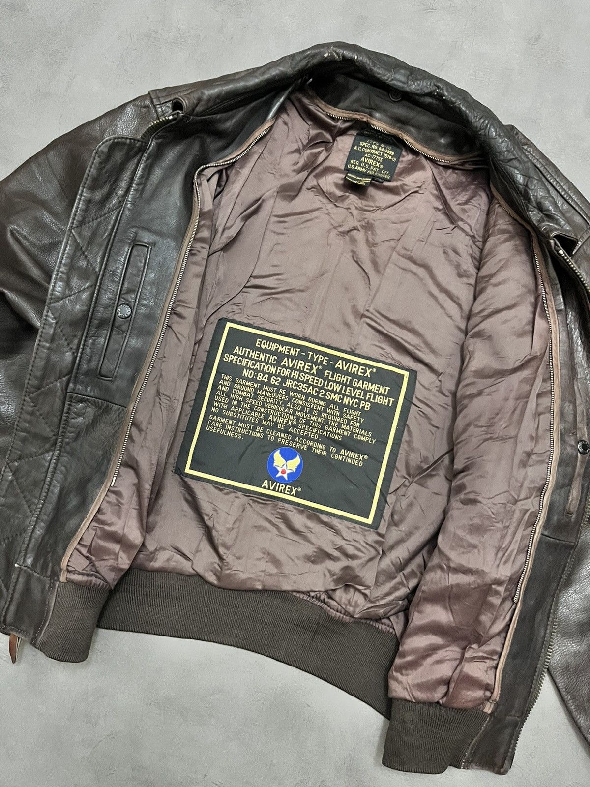 Avirex Avirex B-15 vintage U.S air forces flight leather jacket Size US XL / EU 56 / 4 - 3 Thumbnail