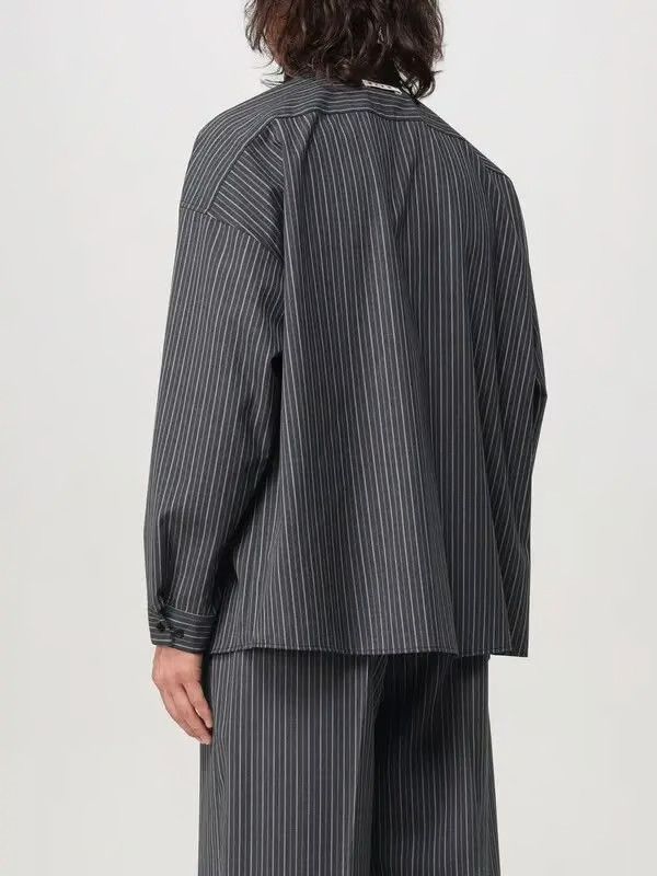 Marni o1w1db11125 Shirt in Black/Grey Size US L / EU 52-54 / 3 - 3 Thumbnail