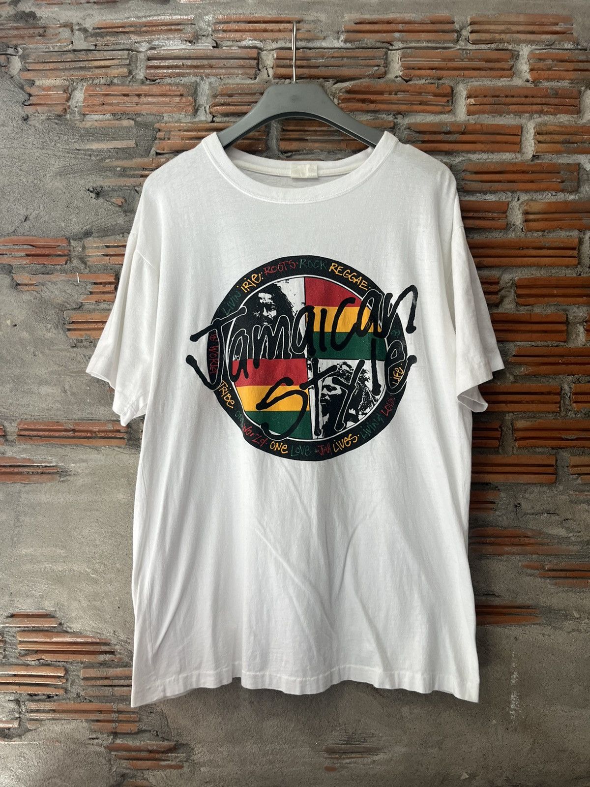 Band Tees Vintage Jamaican Style Reggae Peace Art work 90’s Tshirt Size US L / EU 52-54 / 3 - 2 Thumbnail