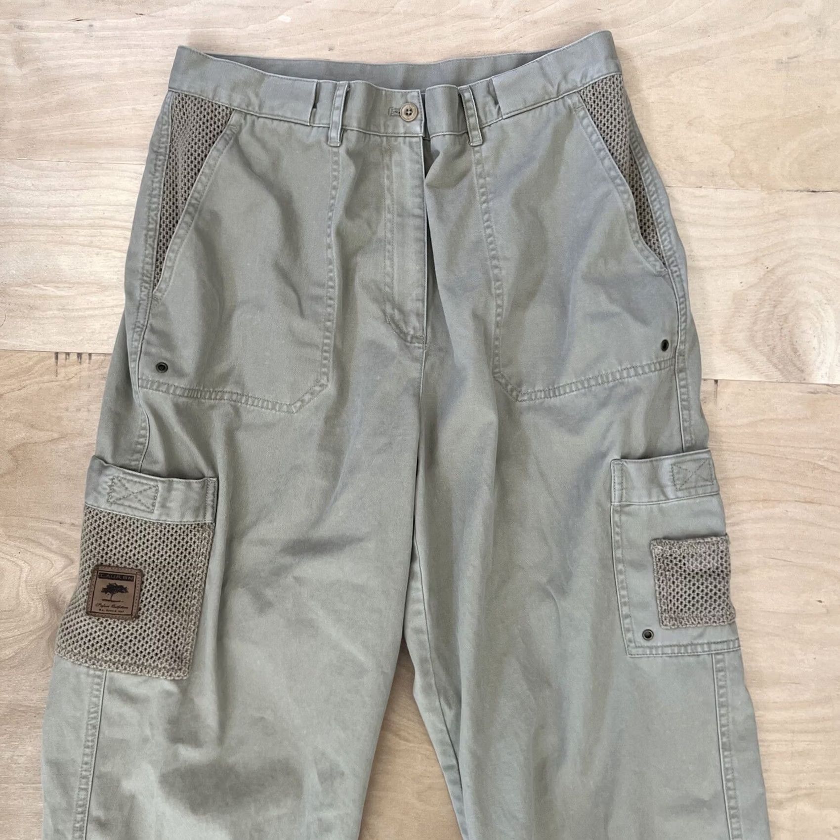 Ralph Lauren VINTAGE Lauren Ralph Lauren Military Cargo Pants Women's 14 Khaki Workwear RRL Safari Size 36" / US 14 / IT 50 - 3 Thumbnail