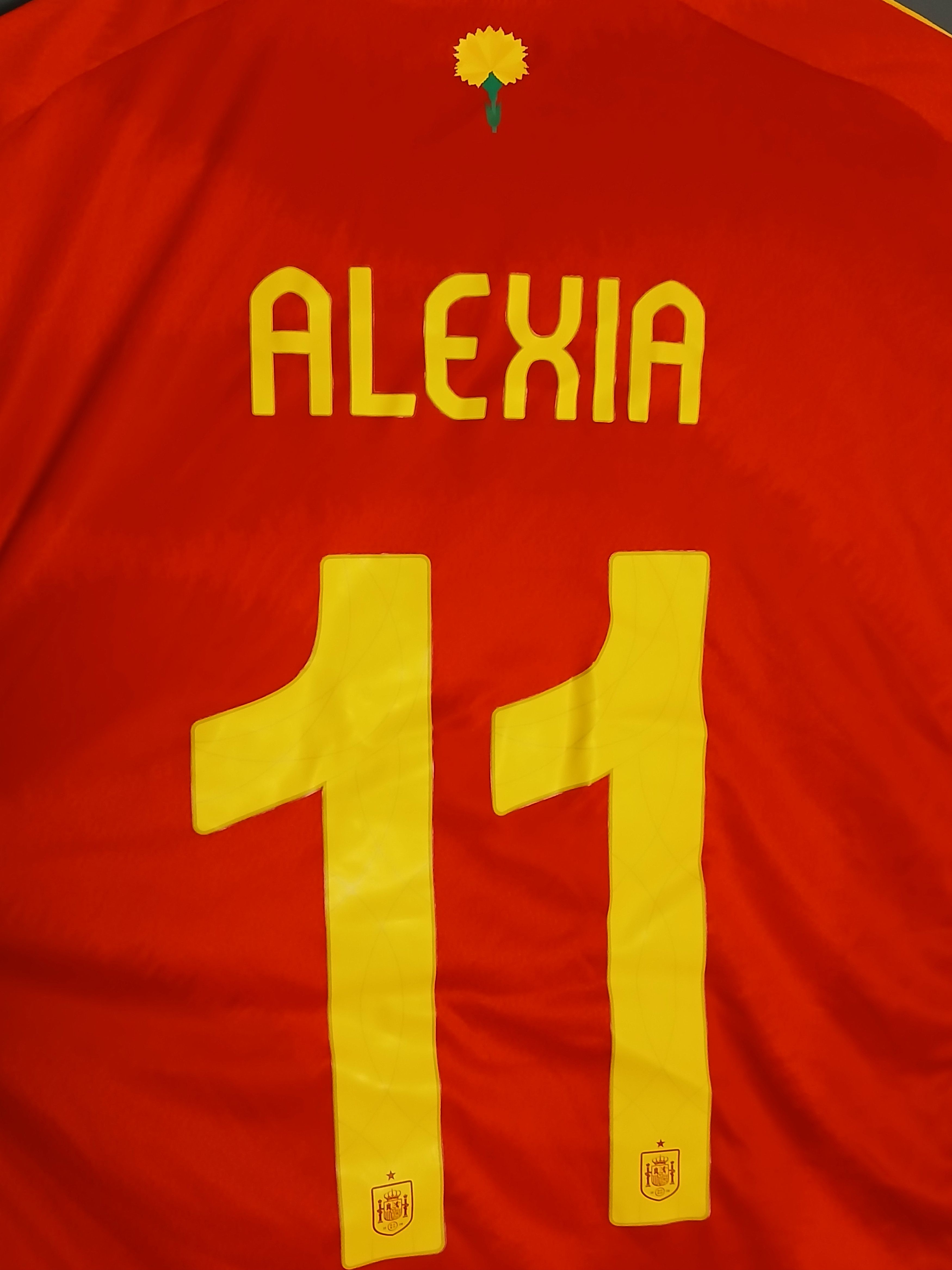 Adidas New Spain National Football Team 24/25 Home Jersey T-Shirt Size L / US 10 / IT 46 - 4 Thumbnail
