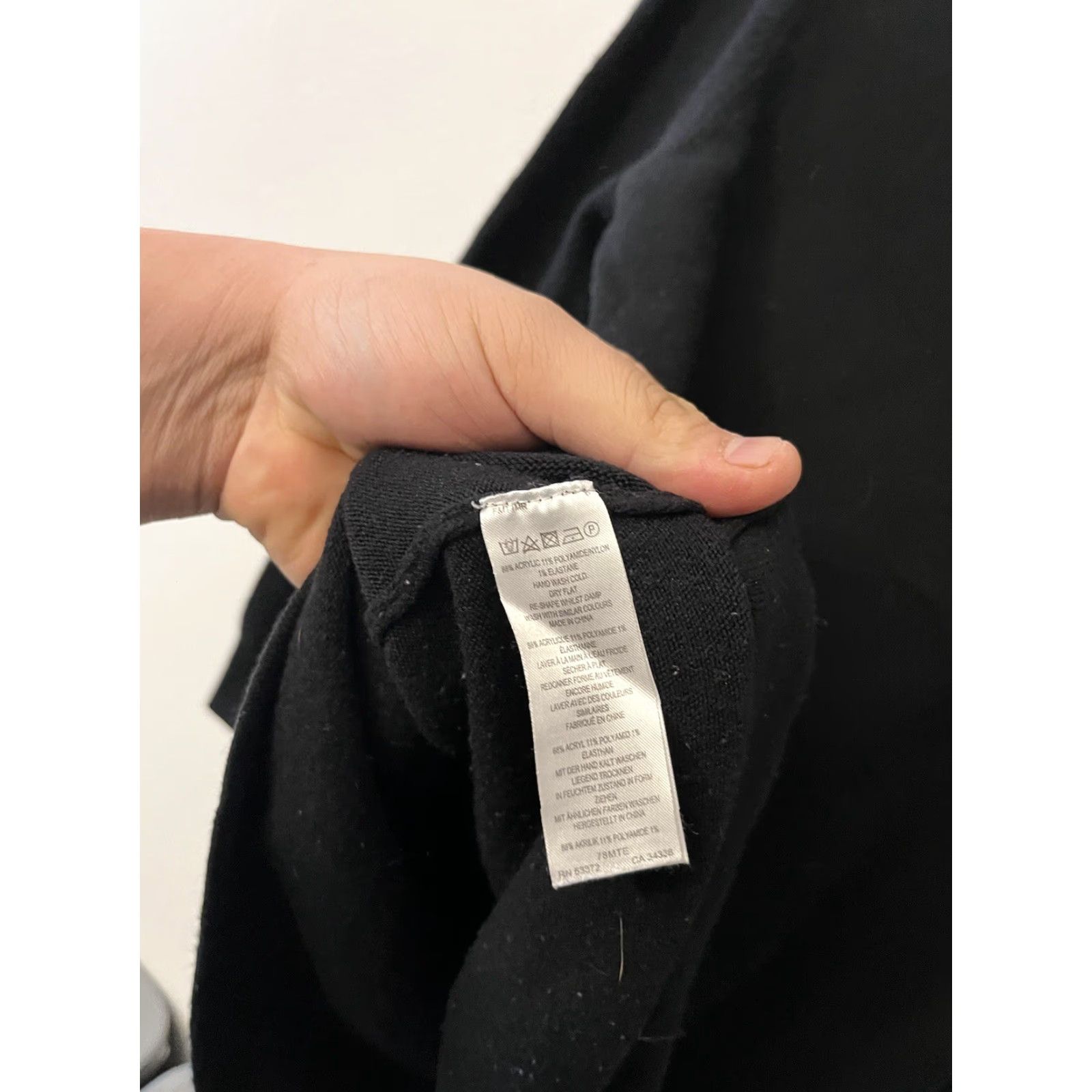 French Connection French Connection Women's Sweater Roll Neck Black Acrylic Blend Size Medium Pullover Womens Size M / US 6-8 / IT 42-44 - 4 Thumbnail