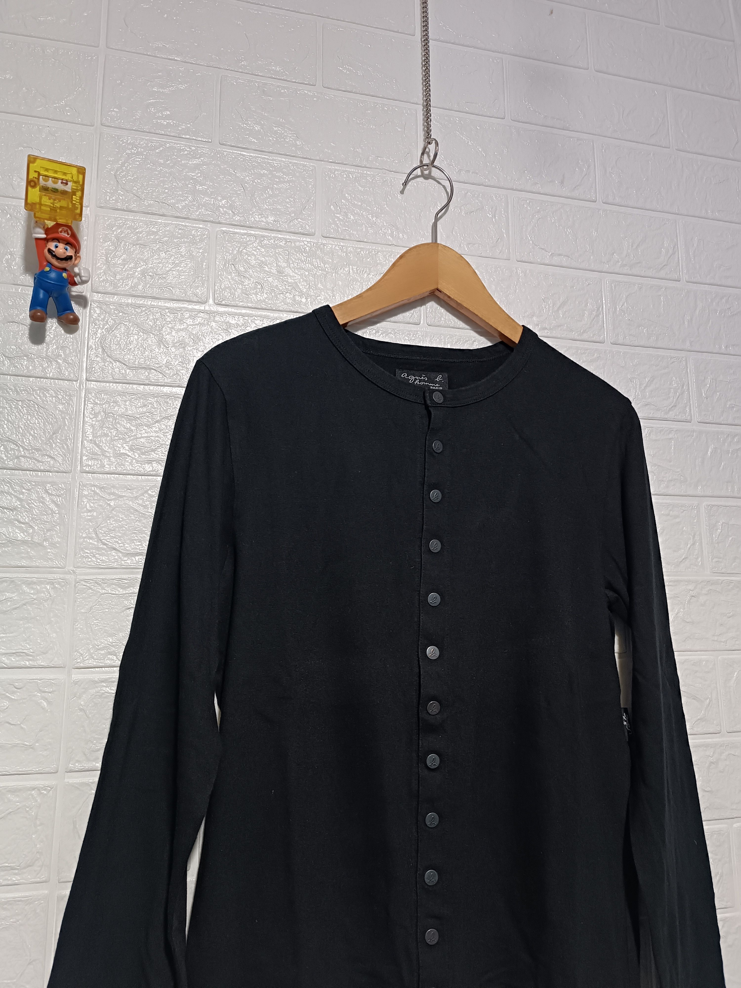 agnes b. Agnes B Homme Paris Snap Button Cotton Size US M / EU 48-50 / 2 - 2 Thumbnail