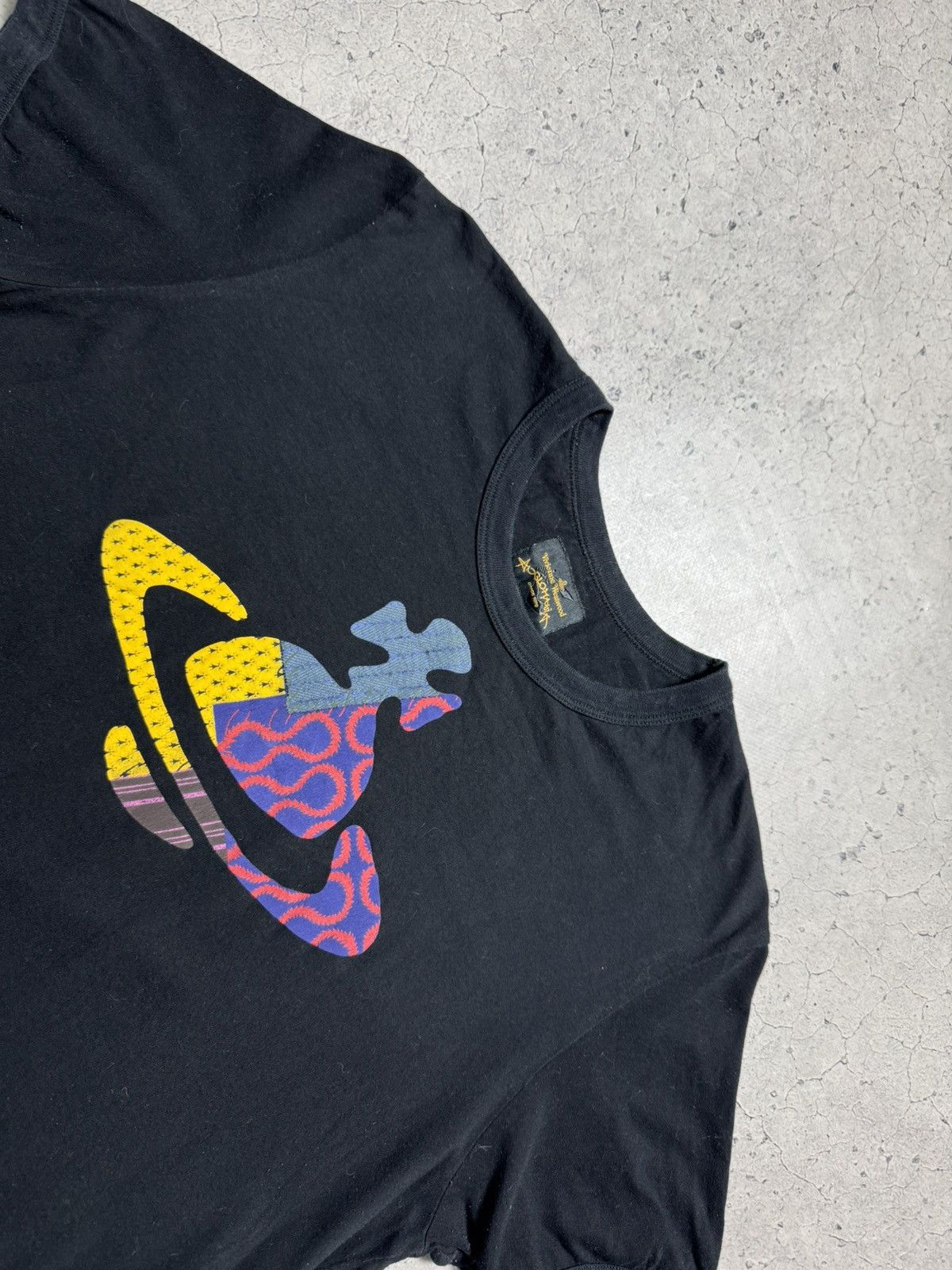 Vivienne Westwood Vivienne Westwood Anglomania Luxury Big Logo T-Shirt Size US L / EU 52-54 / 3 - 3 Thumbnail