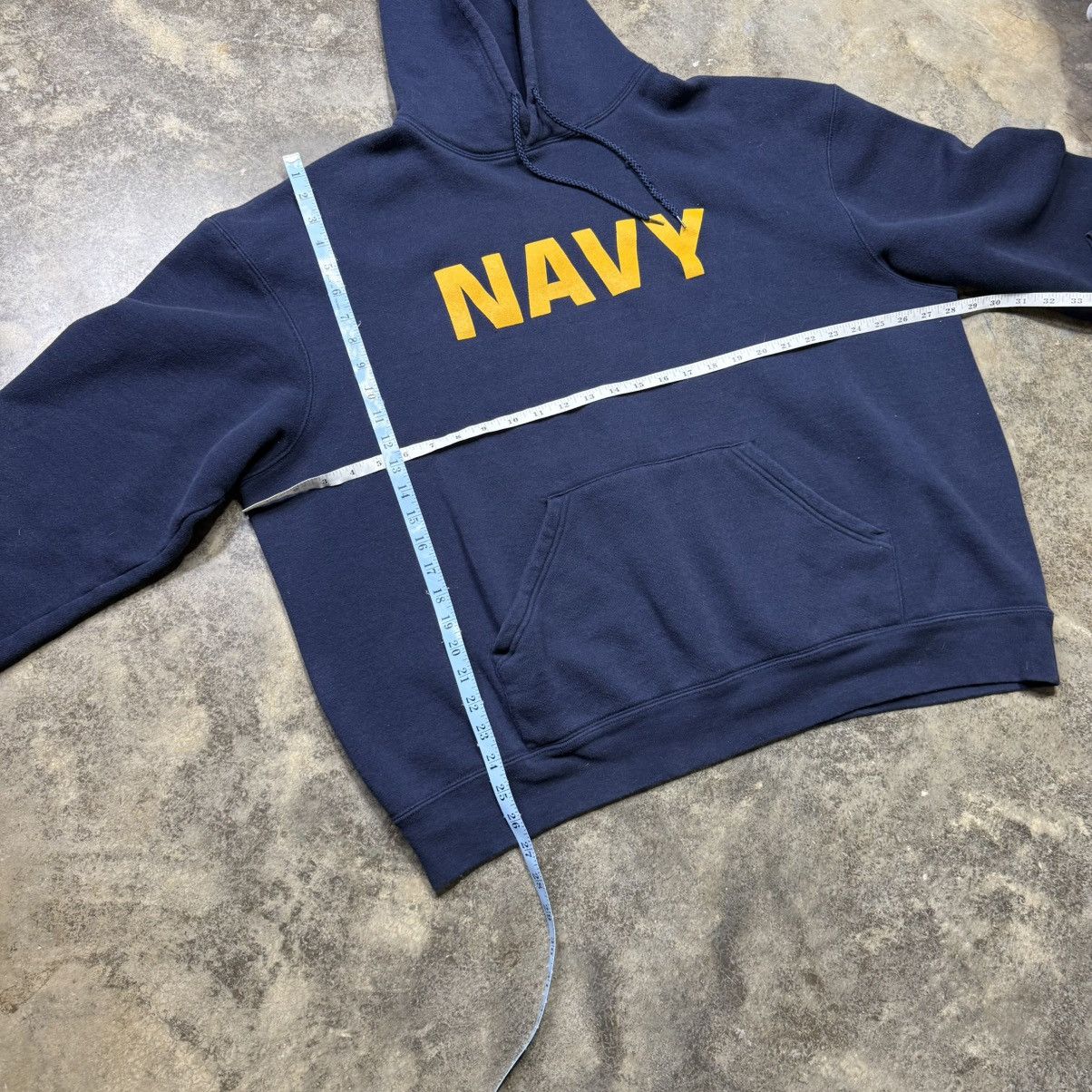 Vintage vintage united states navy baggy navy blue pullover hoodie Size US XXL / EU 58 / 5 - 6 Thumbnail