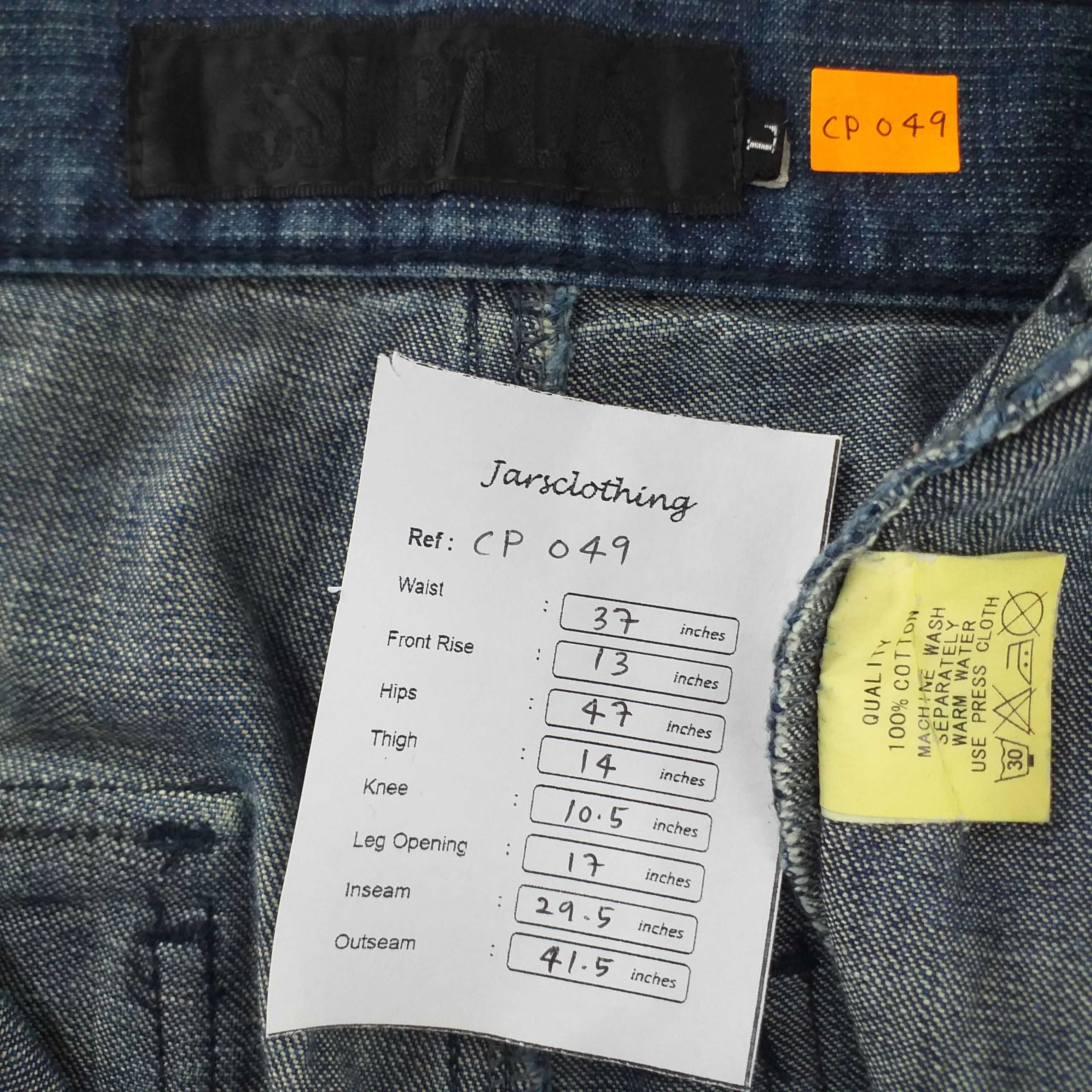 Japanese Brand Ssur Plus Japanese Brand Cargo Jeans -CP049 Size US 37 - 14 Thumbnail