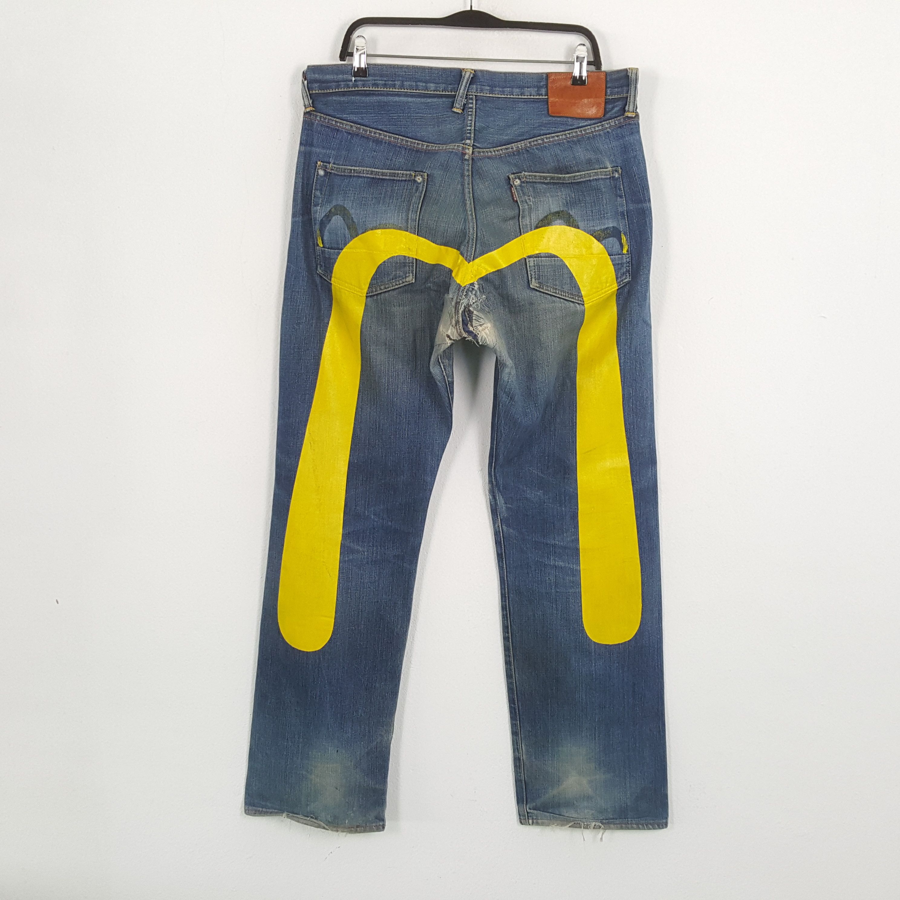 Evisu × Japanese Brand × Vintage EVISU Japanese Brand Streetwear Custom Daicock Jeans Size US 36 / EU 52 - 1 Thumbnail