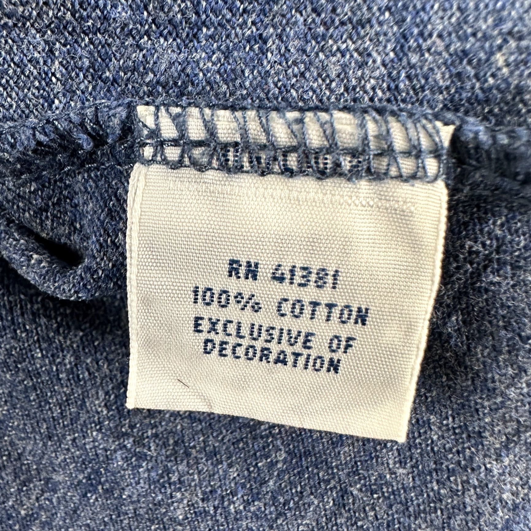 Polo Ralph Lauren VINTAGE Polo Ralph Lauren Polo Shirt Men 3XLT Blue Short Sleeve Cotton Heather Pony Size US XXL / EU 58 / 5 - 3 Thumbnail