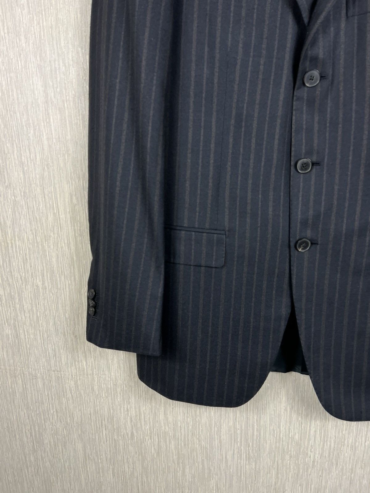 Ermenegildo Zegna Ermenegildo Zegna Couture wool striped blazer jacket italian Size 48R - 7 Thumbnail