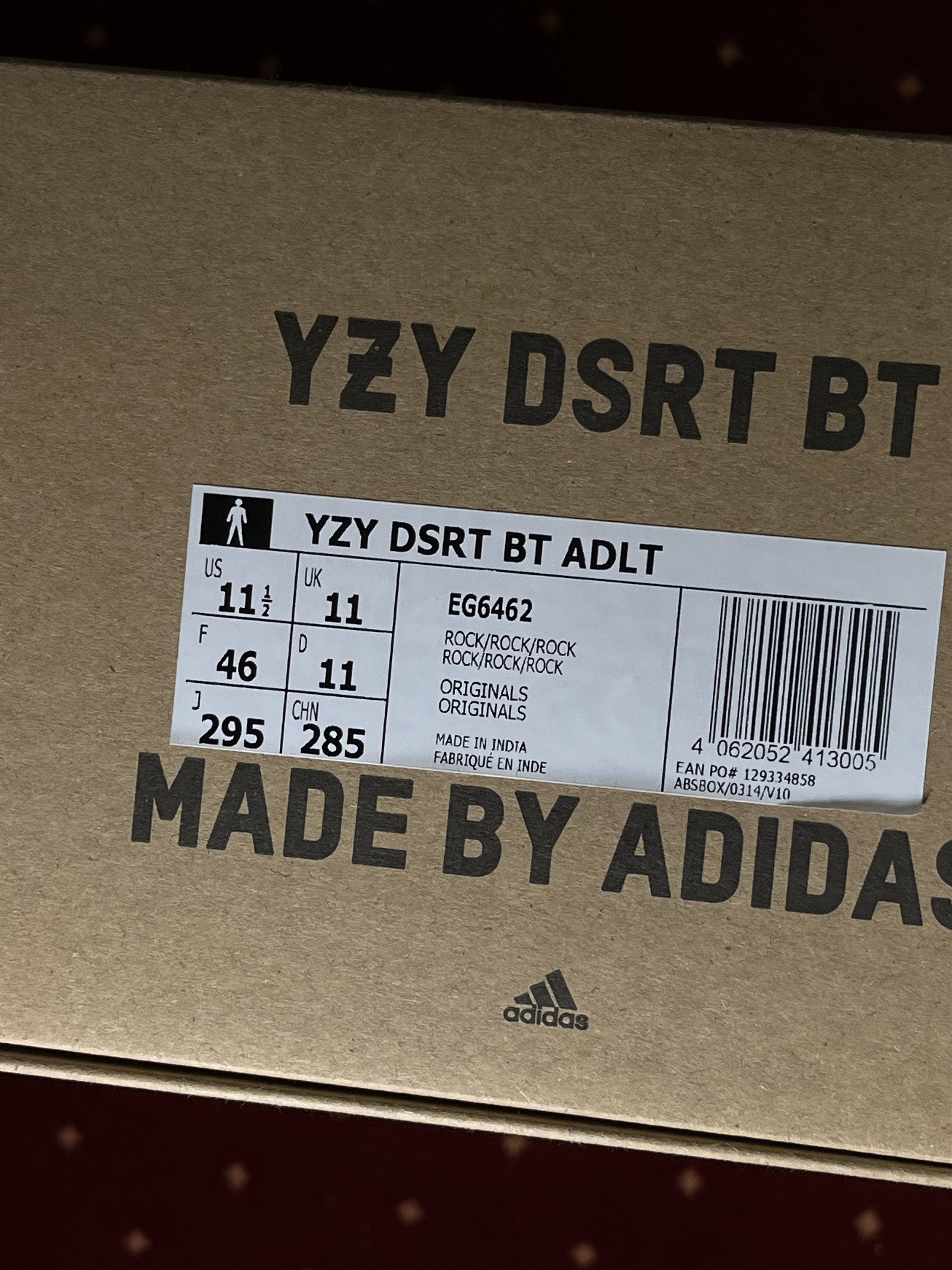 Adidas × Kanye West × Yeezy Yeezy DSRT BT Boot "Rock" Size US 11.5 / EU 44-45 - 8 Thumbnail